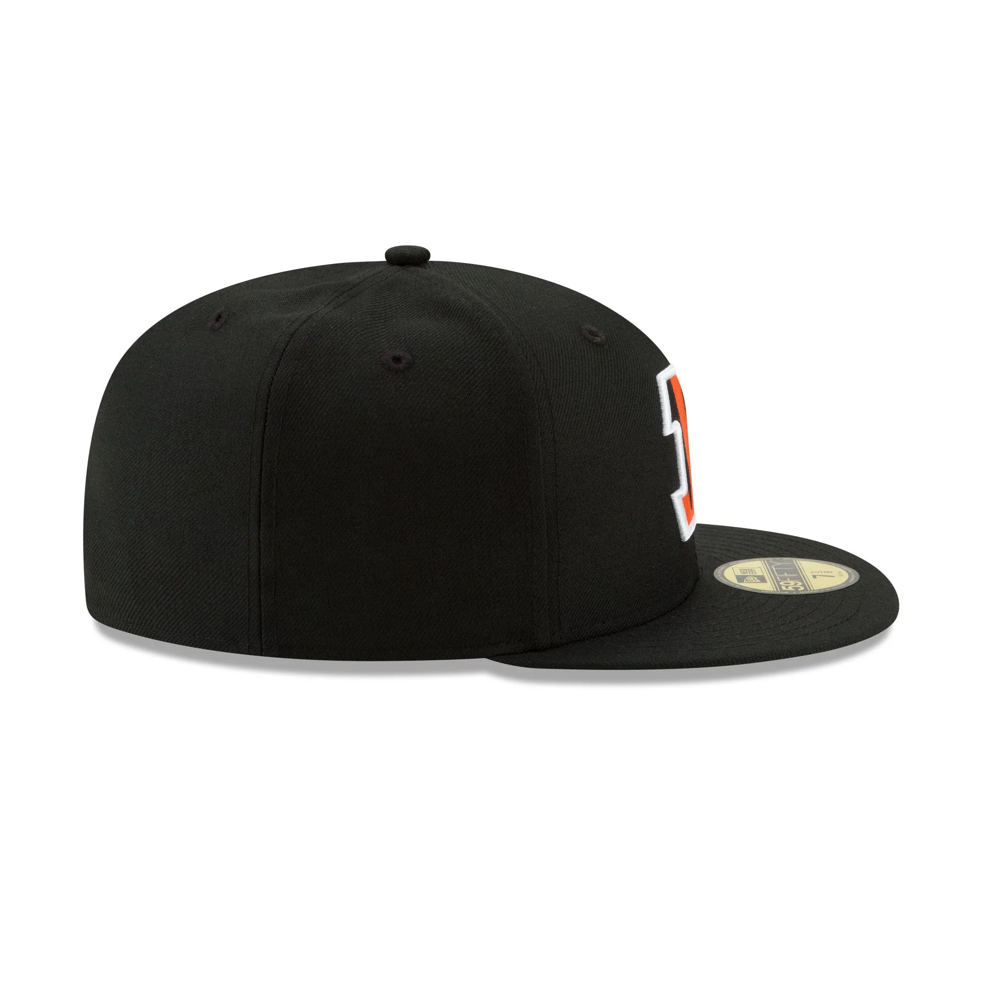 Cincinnati Bengals Basic Black 59FIFTY Fitted Hat