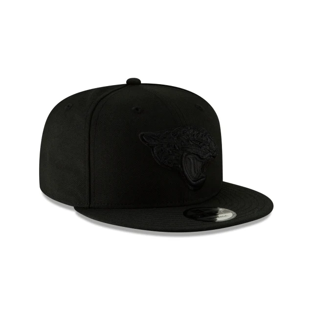 Jacksonville Jaguars Black On Black 9FIFTY Snapback Hat