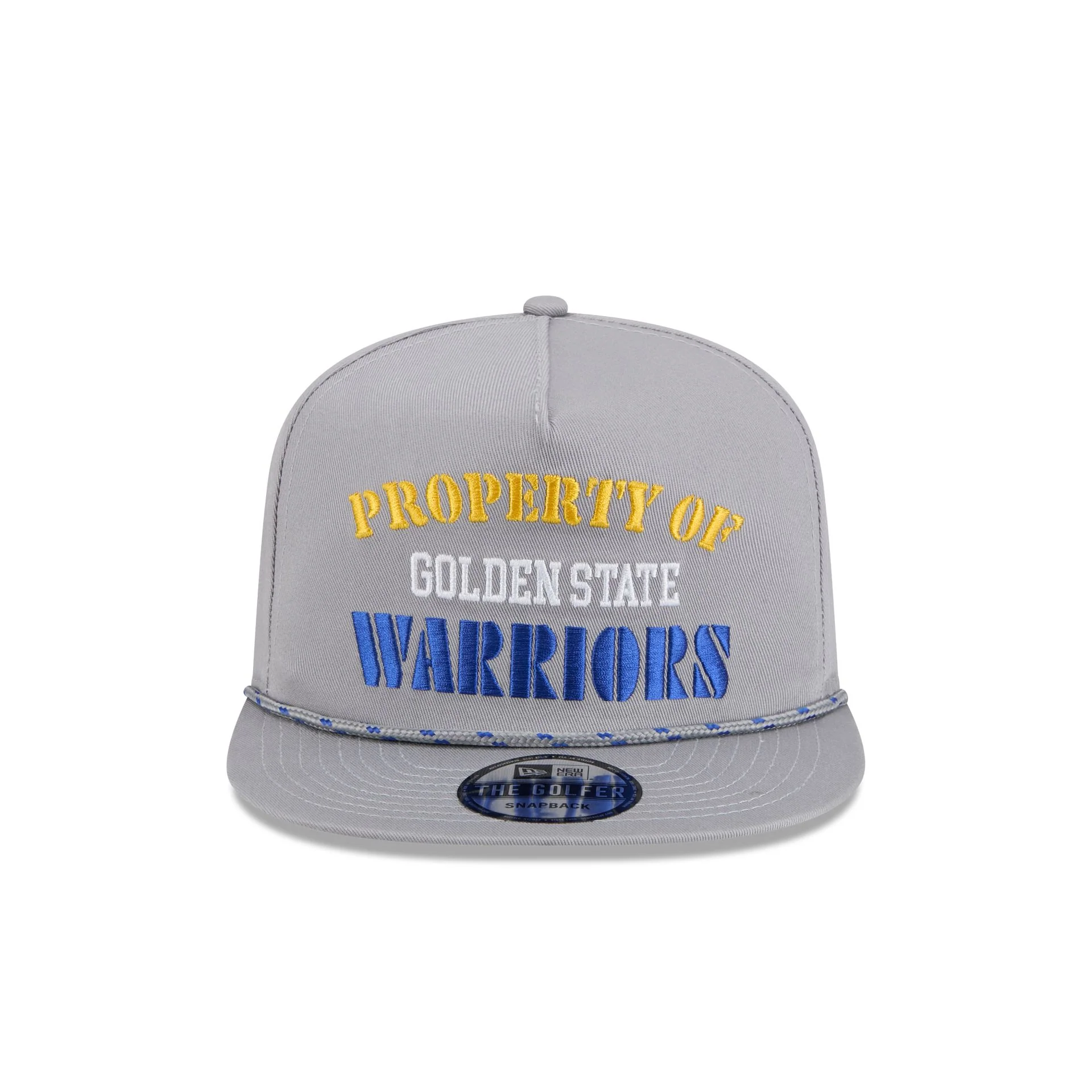 Golden State Warriors Vintage Gray Rope Golfer Hat