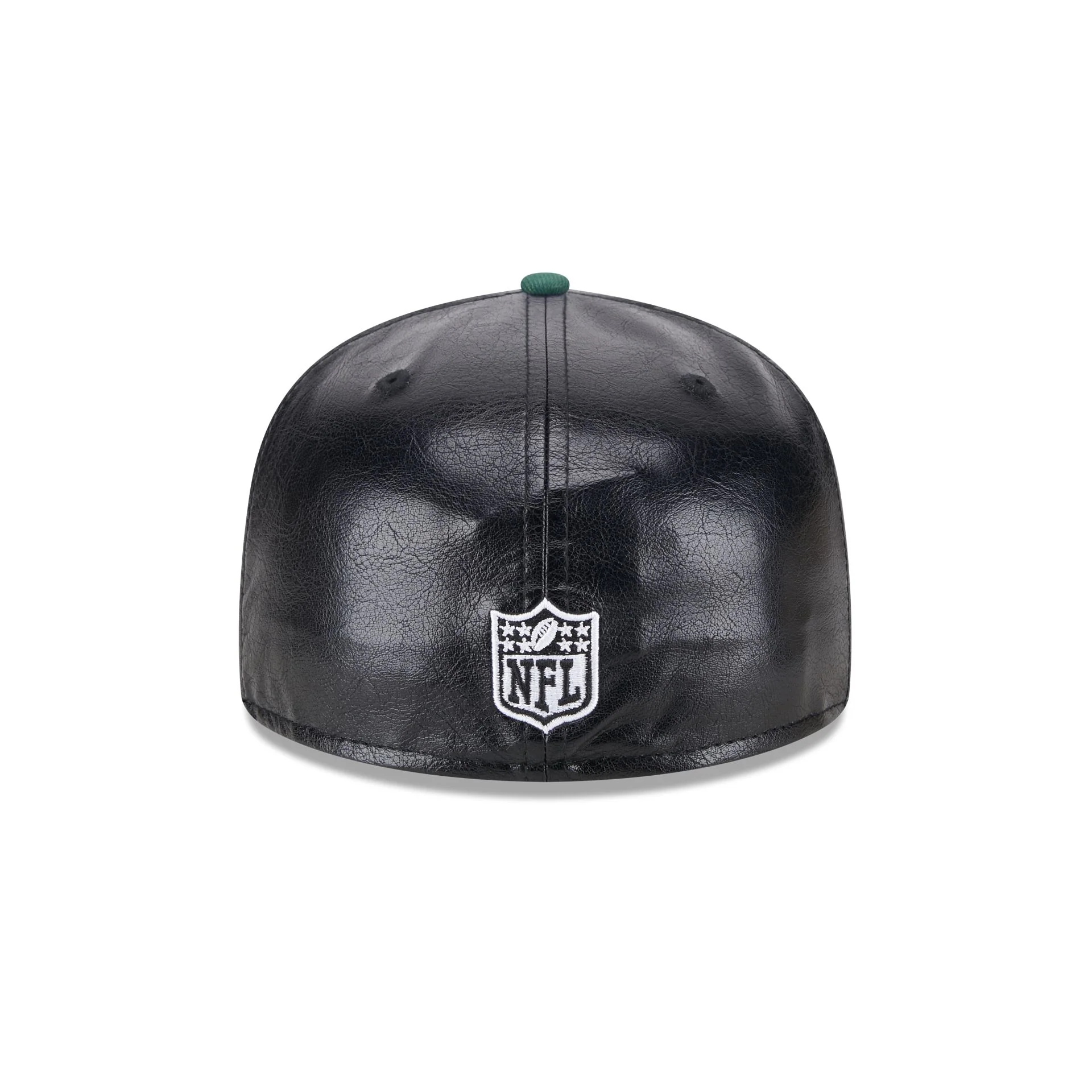 Green Bay Packers Faux Leather Crown 59FIFTY Fitted Hat