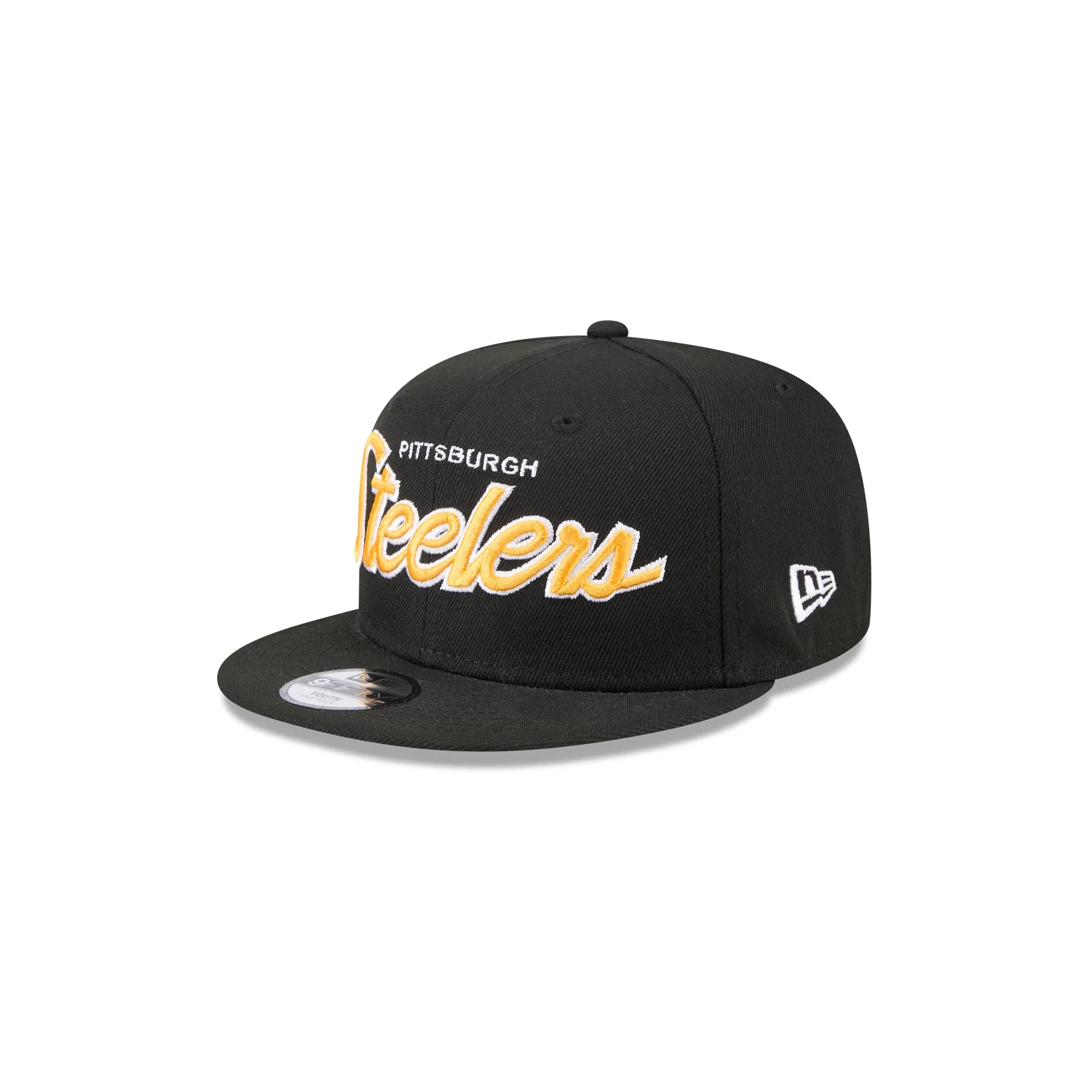 Pittsburgh Steelers Script Kids 9FIFTY Snapback Hat