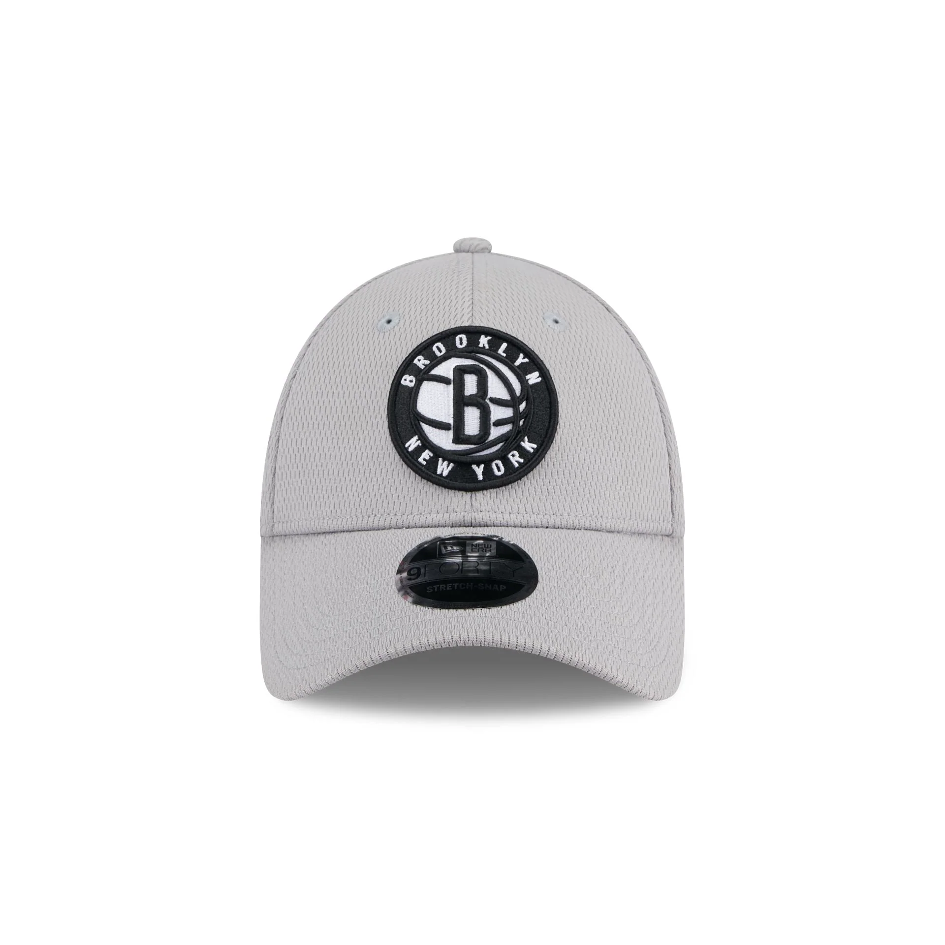 Brooklyn Nets Gray 9FORTY Stretch-Snap Hat