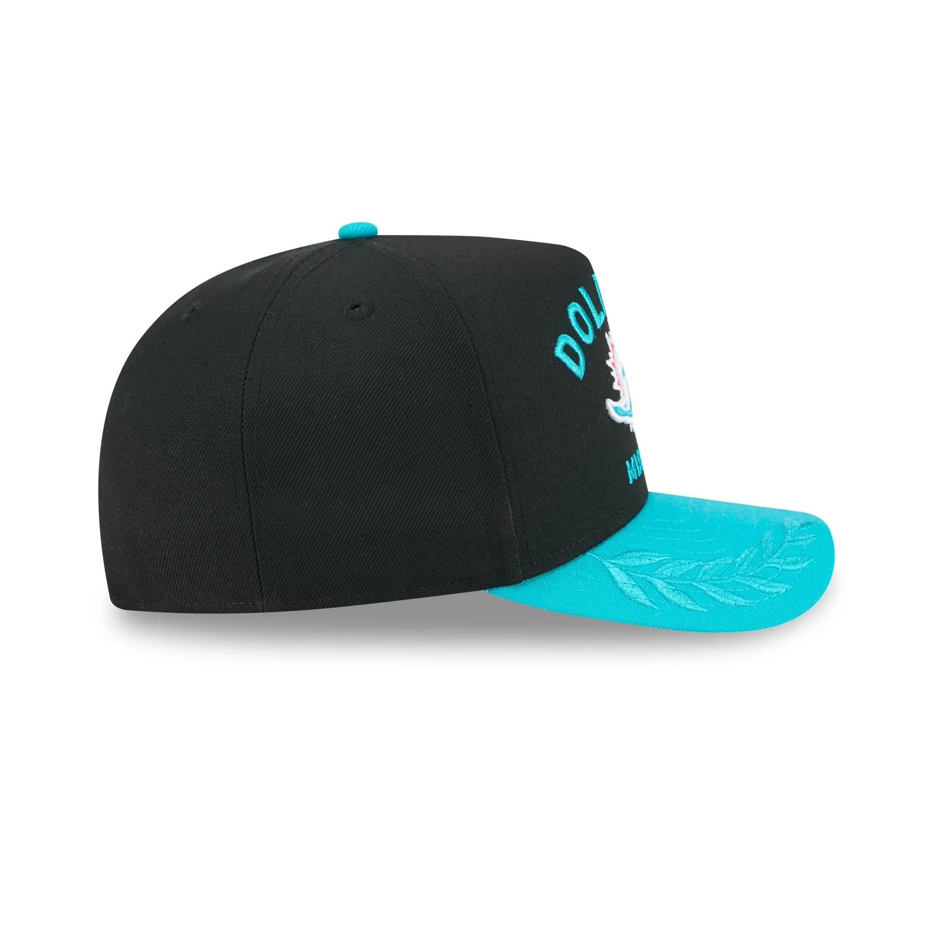 Miami Dolphins 2025 Draft Black 59FIFTY A-Frame Fitted Hat