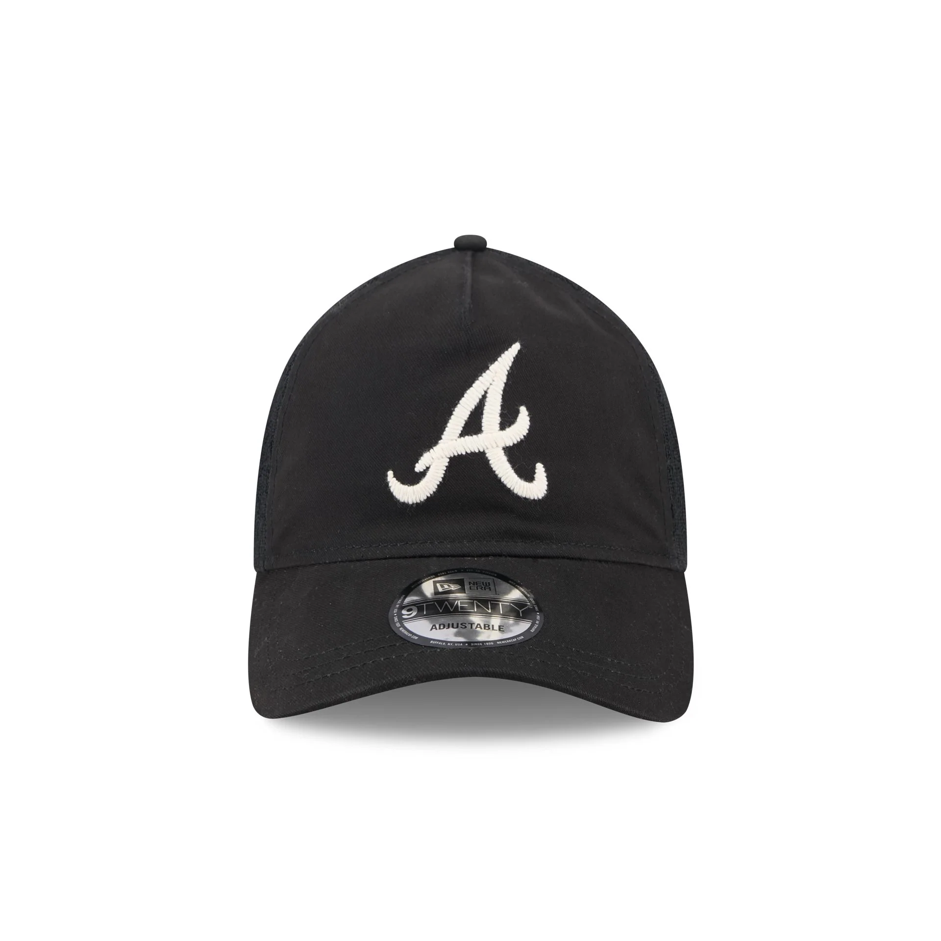 Atlanta Braves Embroidered Mesh 9TWENTY A-Frame Adjustable Hat