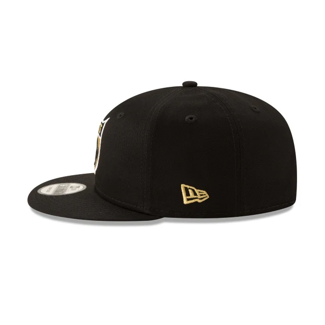 New Orleans Saints Black 9FIFTY Snapback Hat