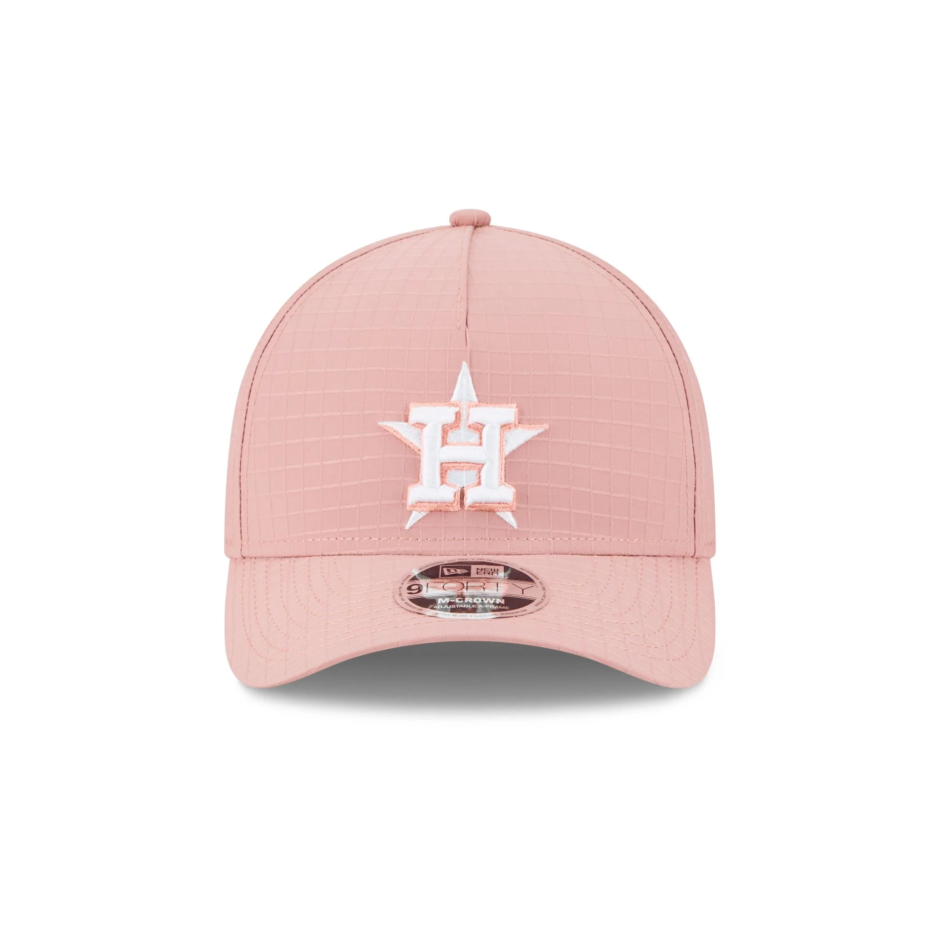 Houston Astros Pink Ripstop 9FORTY M-Crown A-Frame Snapback Hat