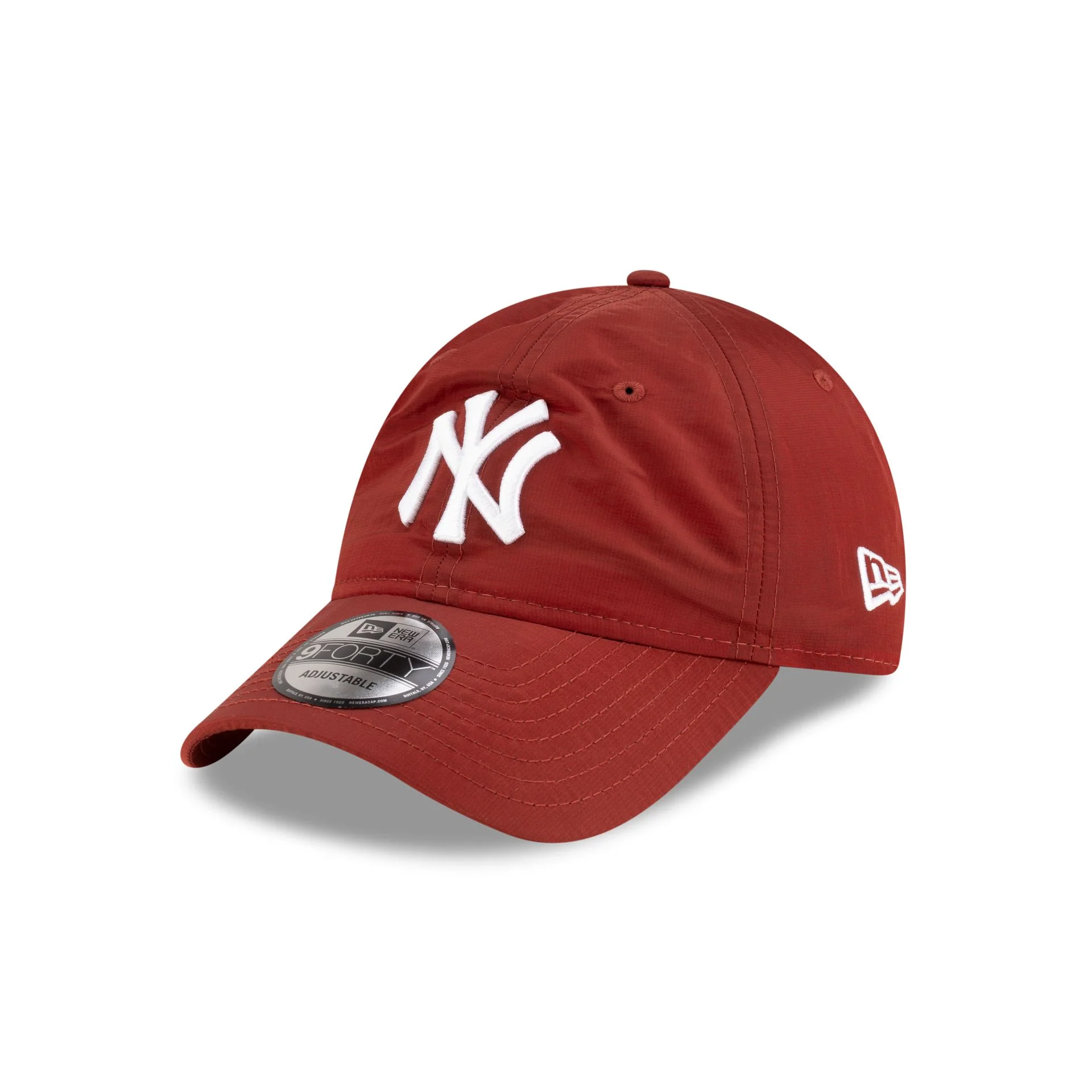New York Yankees Red Nylon 9FORTY Adjustable Hat