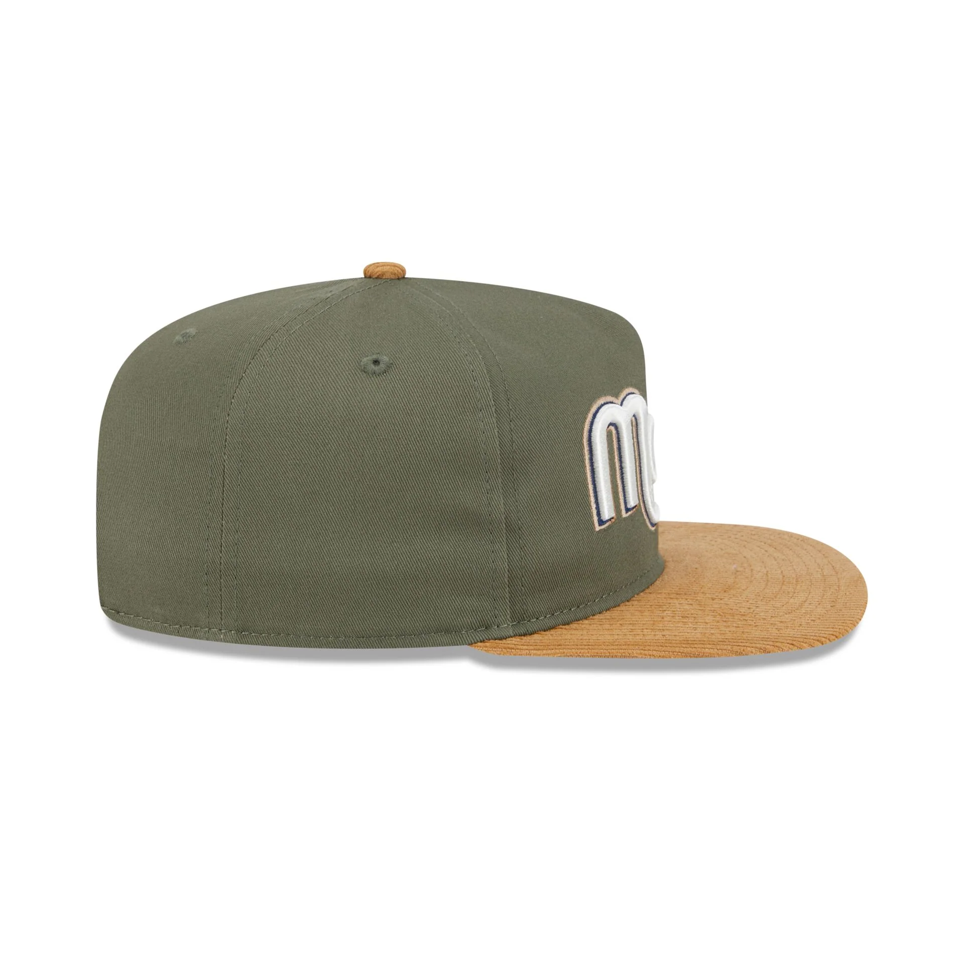 Dallas Mavericks Olive Green Golfer Hat