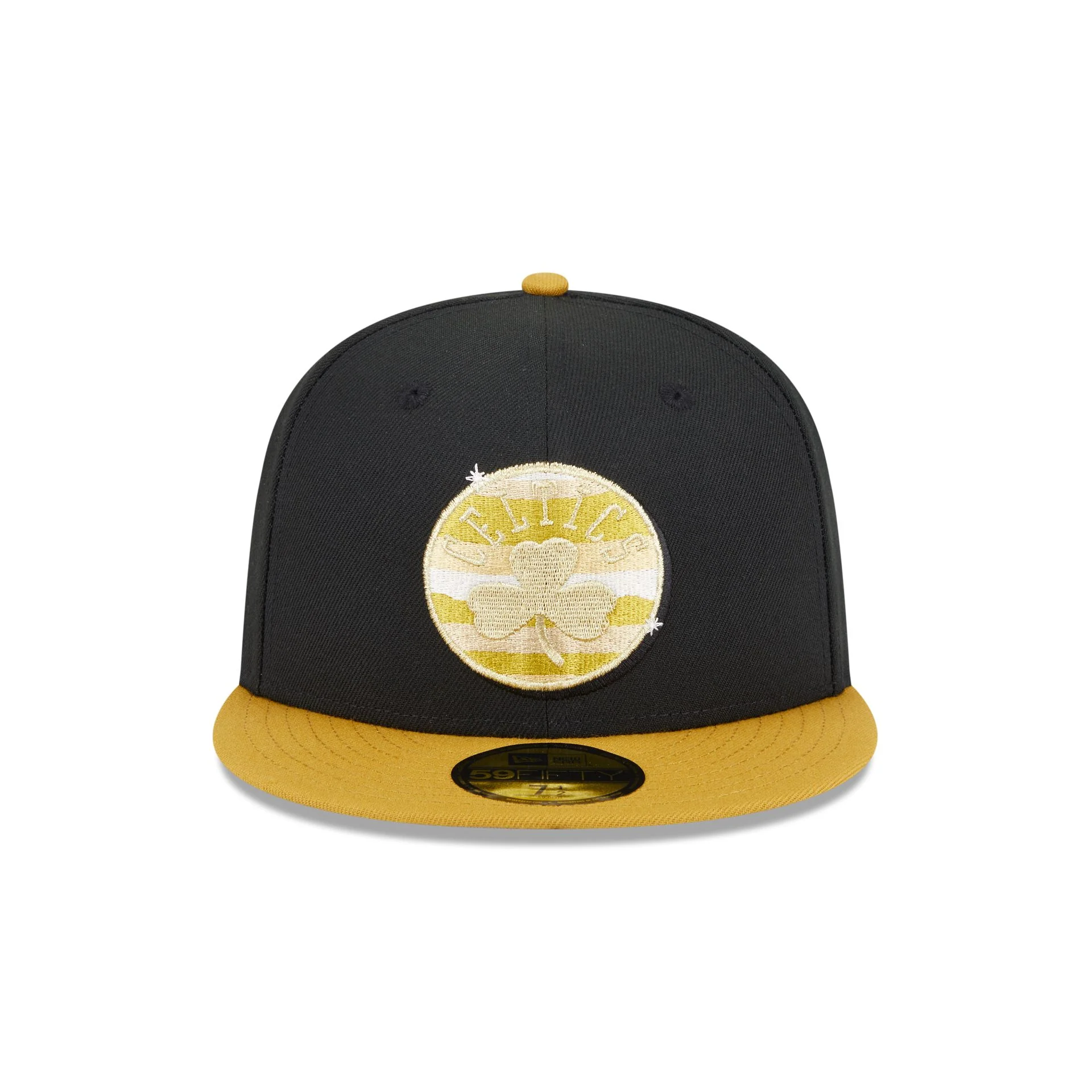 Boston Celtics Metallic Gold Logo 59FIFTY Fitted Hat