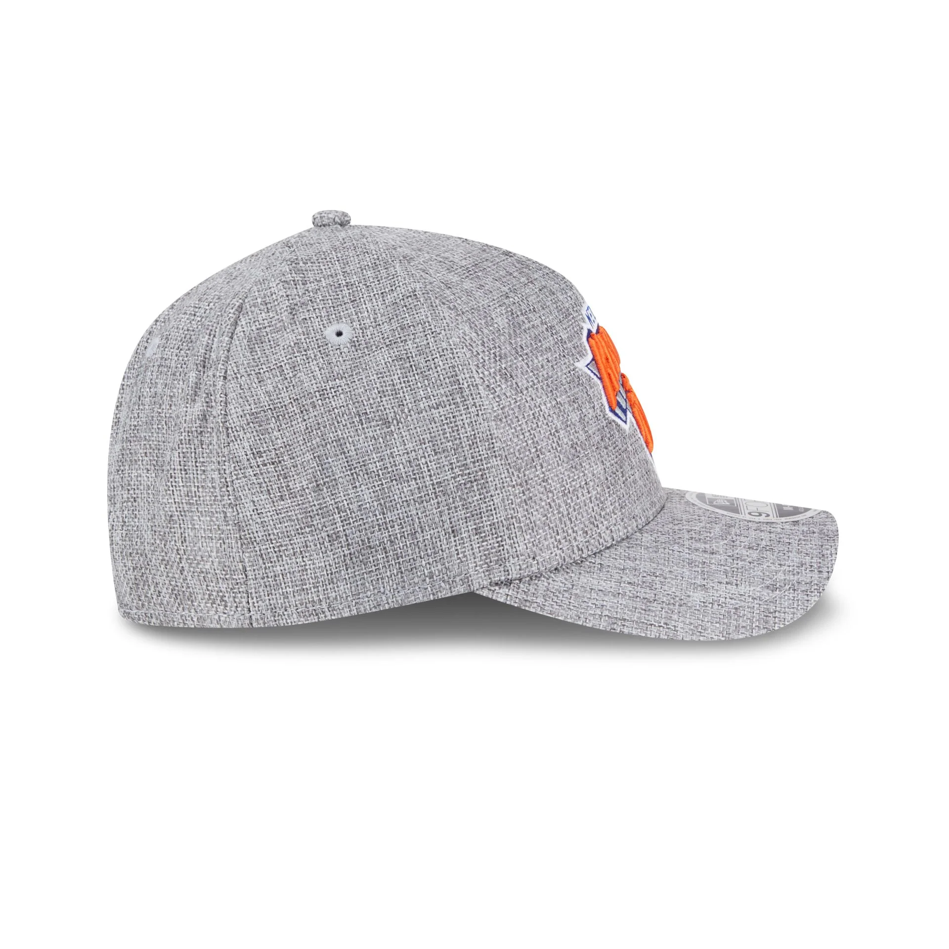 New York Knicks Cotton Weave Gray 9FORTY M-Crown A-Frame Snapback Hat