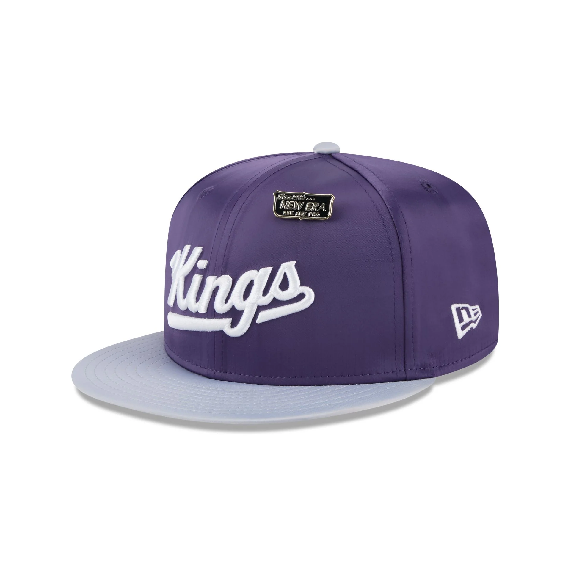 Sacramento Kings Satin Pin 9FIFTY Snapback Hat