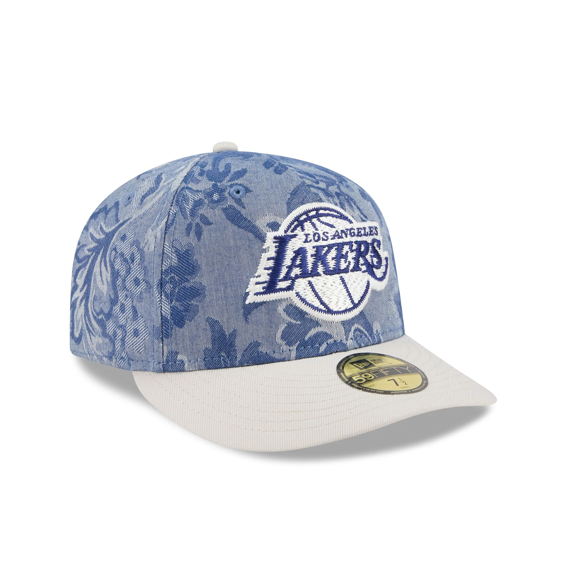 Los Angeles Lakers Two-Tone Denim 59FIFTY Fitted Hat