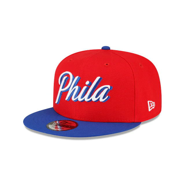 Philadelphia 76ers 2024 Statement Edition 9FIFTY Snapback Hat