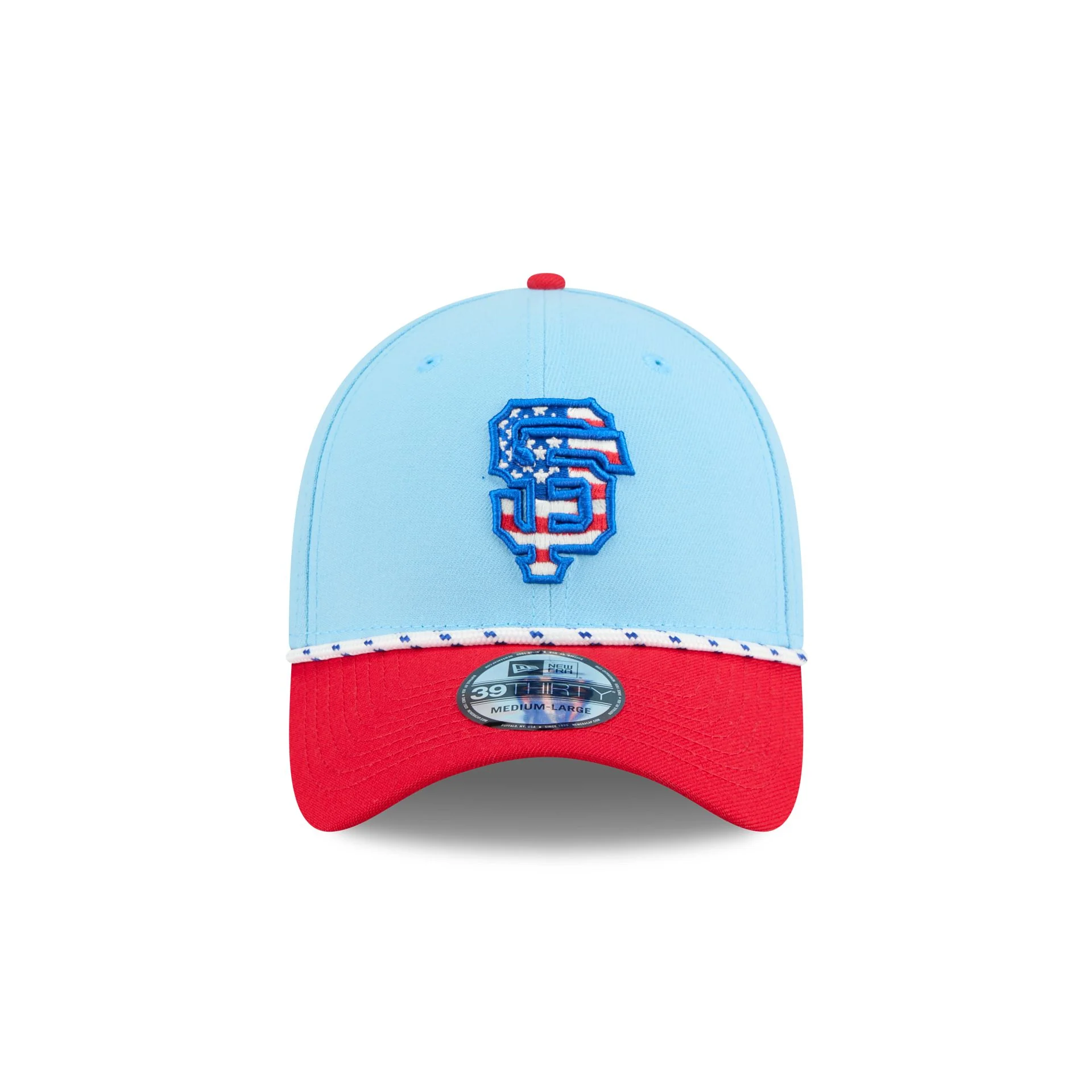 San Francisco Giants Independence Day 2025 39THIRTY Stretch Fit Hat