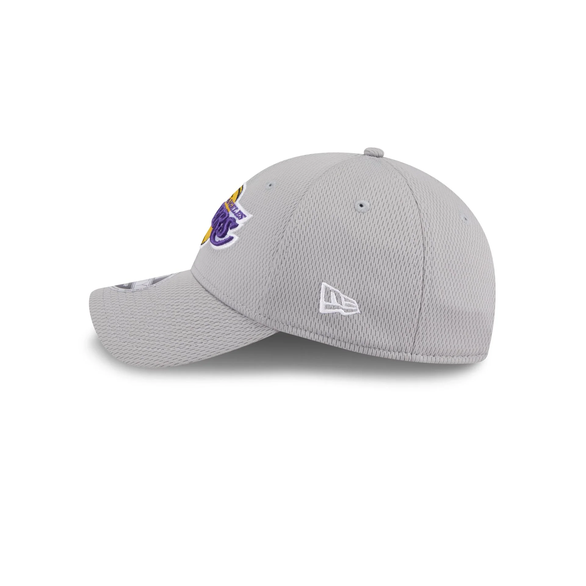 Los Angeles Lakers Gray 9FORTY Stretch-Snap Hat
