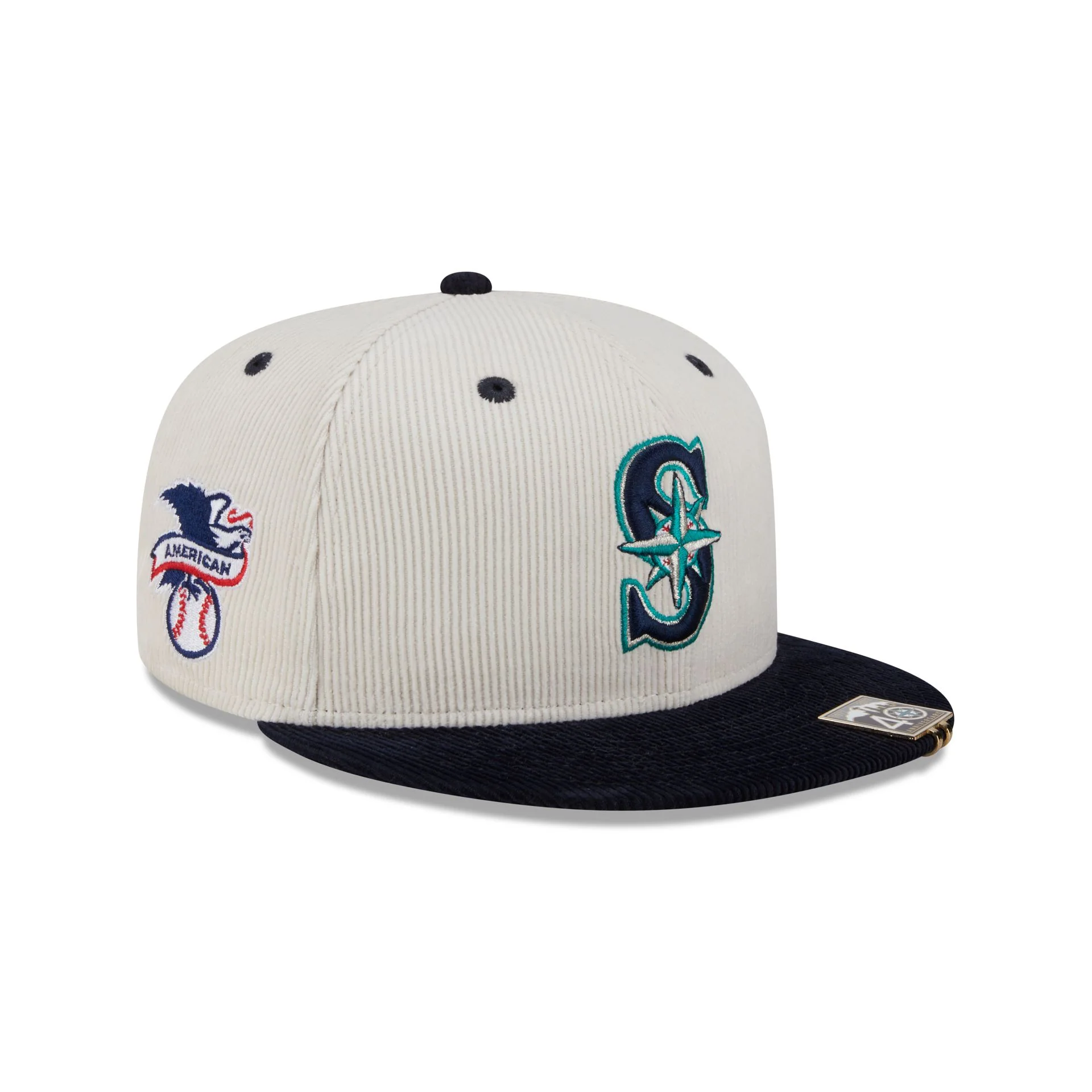 Seattle Mariners Two Tone Cord 59FIFTY Fitted Hat