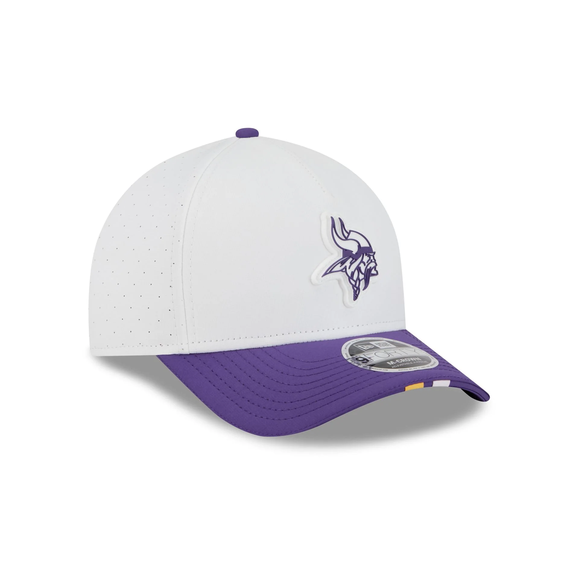 Minnesota Vikings 2025 Training 9FORTY M-Crown A-Frame Snapback Hat