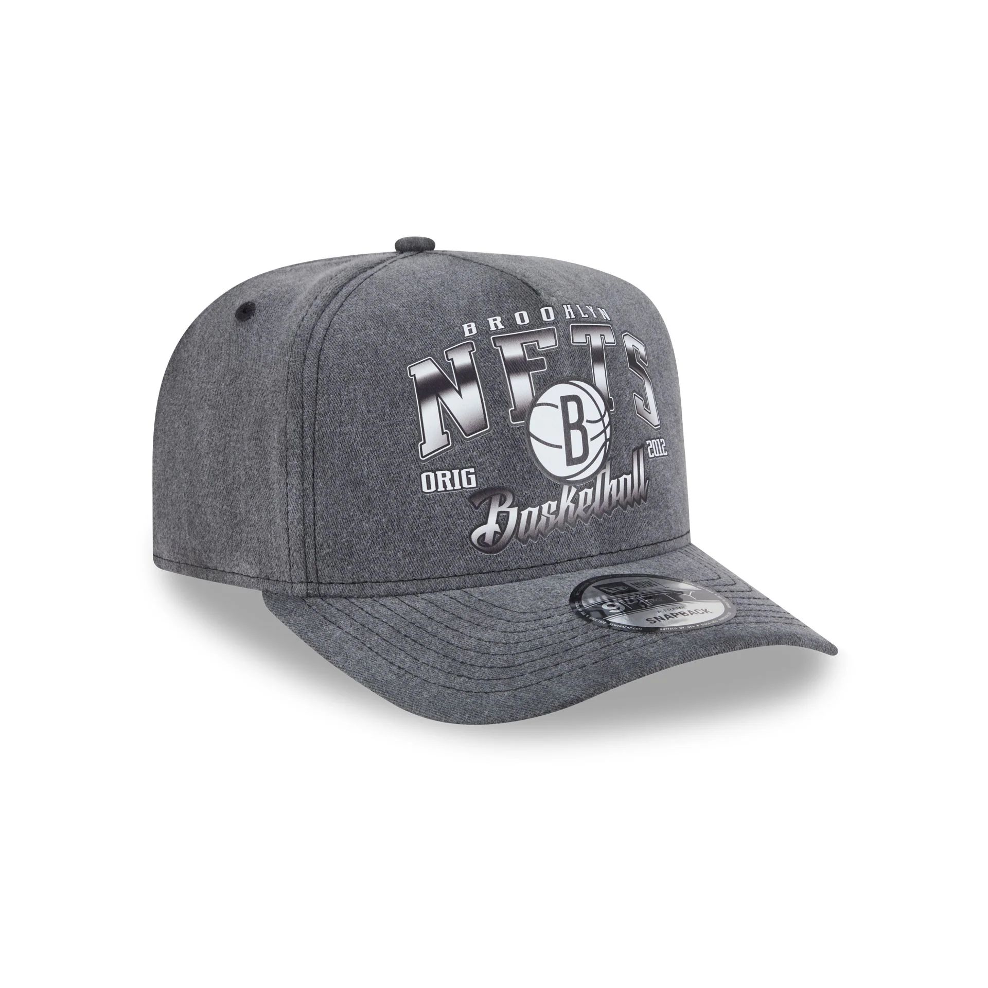 Brooklyn Nets Washed 9FIFTY A-Frame Snapback Hat