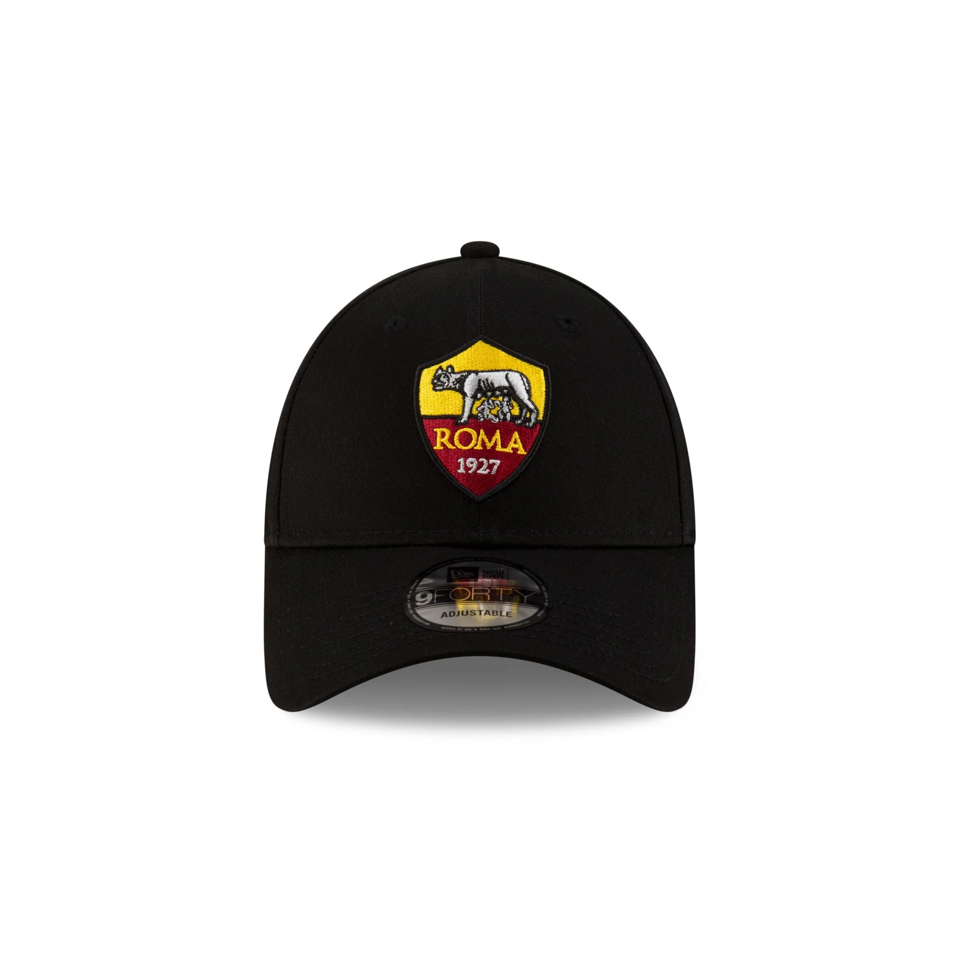 AS Roma Black Shield 9FORTY Adjustable Hat