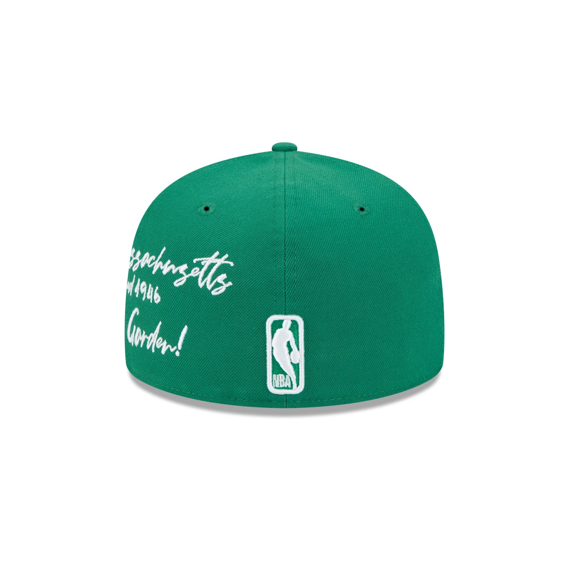 Boston Celtics Team Verbiage 59FIFTY Fitted Hat