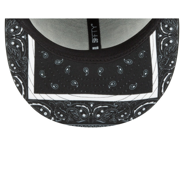 Detroit Pistons League Script 59FIFTY Fitted Hat