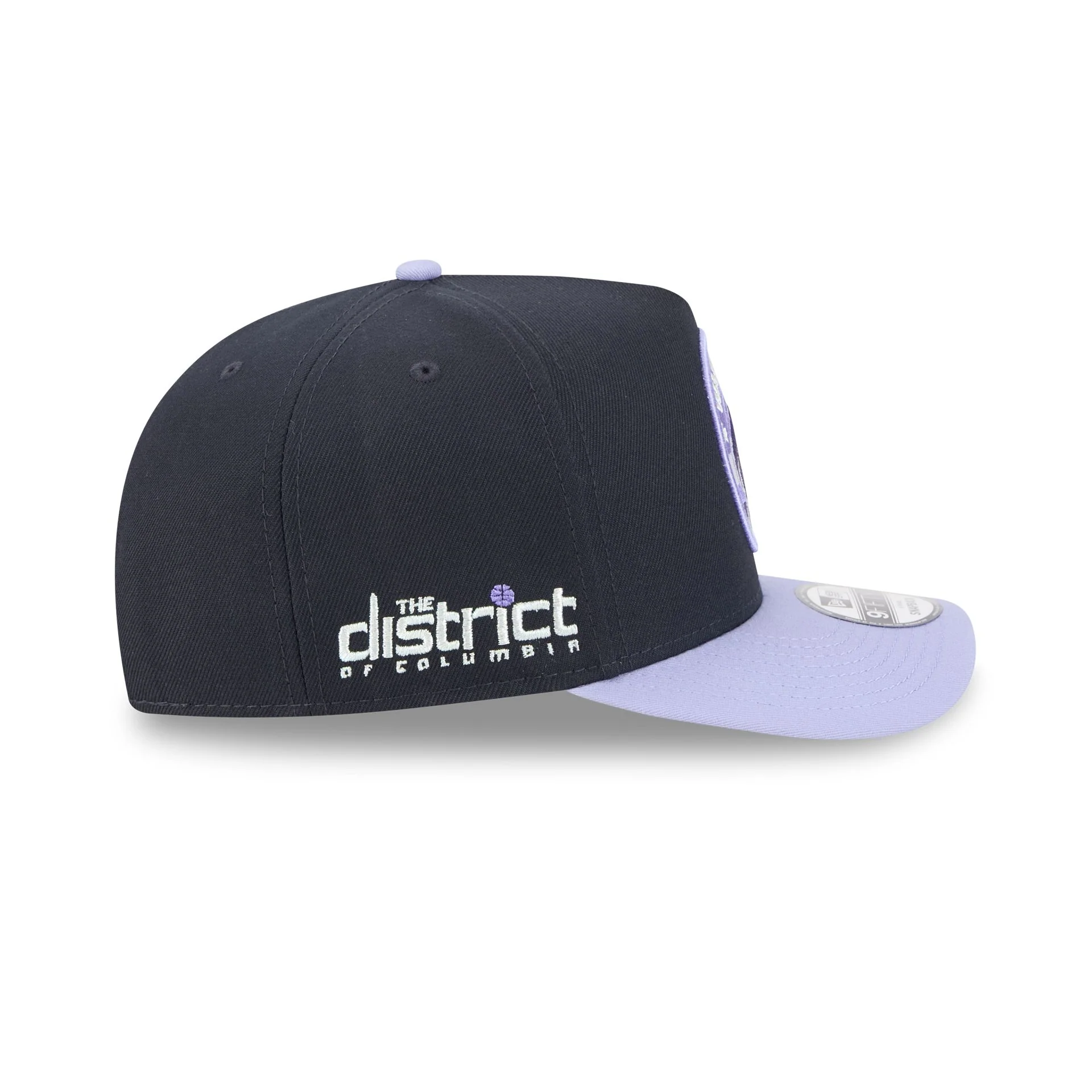 Washington Wizards Navy Lavender 9FIFTY A-Frame Snapback Hat