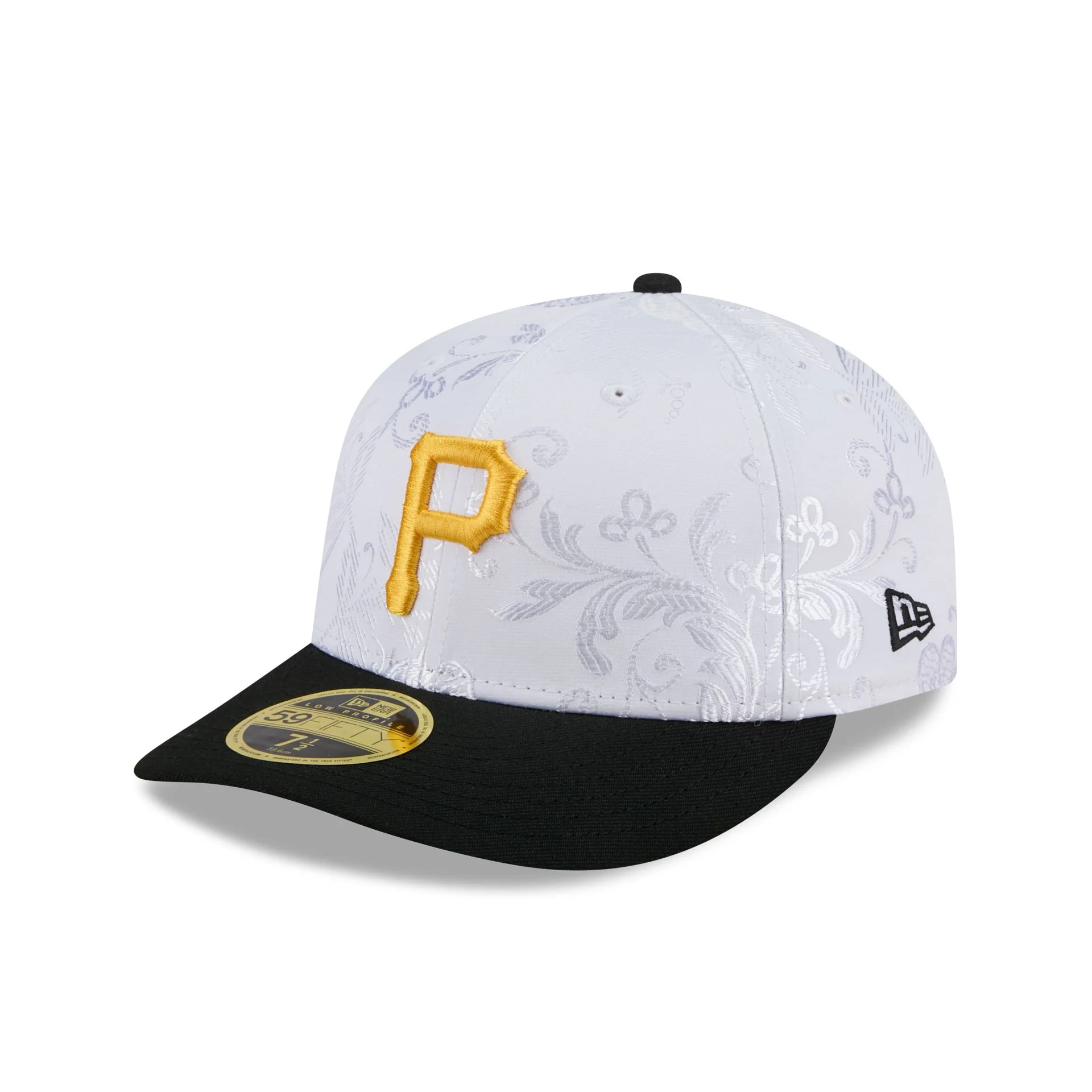 Pittsburgh Pirates Floral Shine Low Profile 59FIFTY Fitted Hat