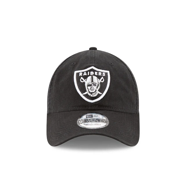 Las Vegas Raiders Core Classic Black 9TWENTY Adjustable Hat