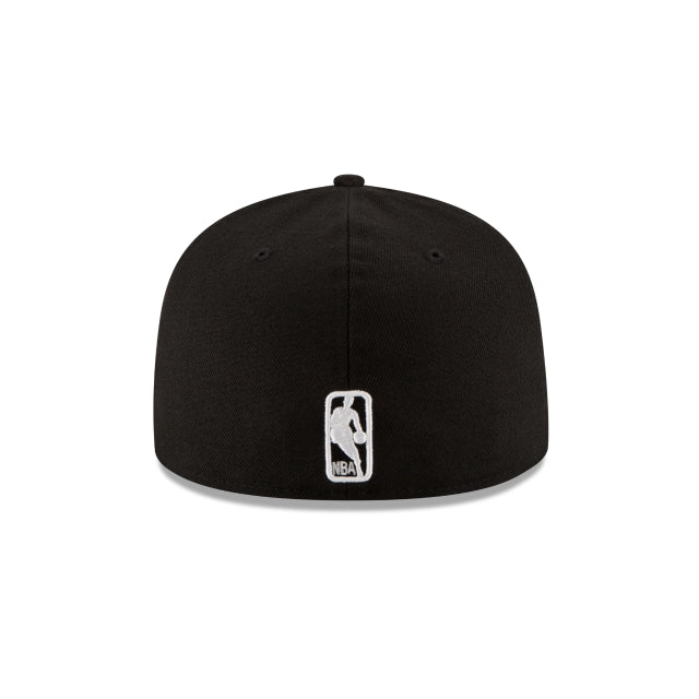 New York Knicks Black & White 59FIFTY Fitted Hat