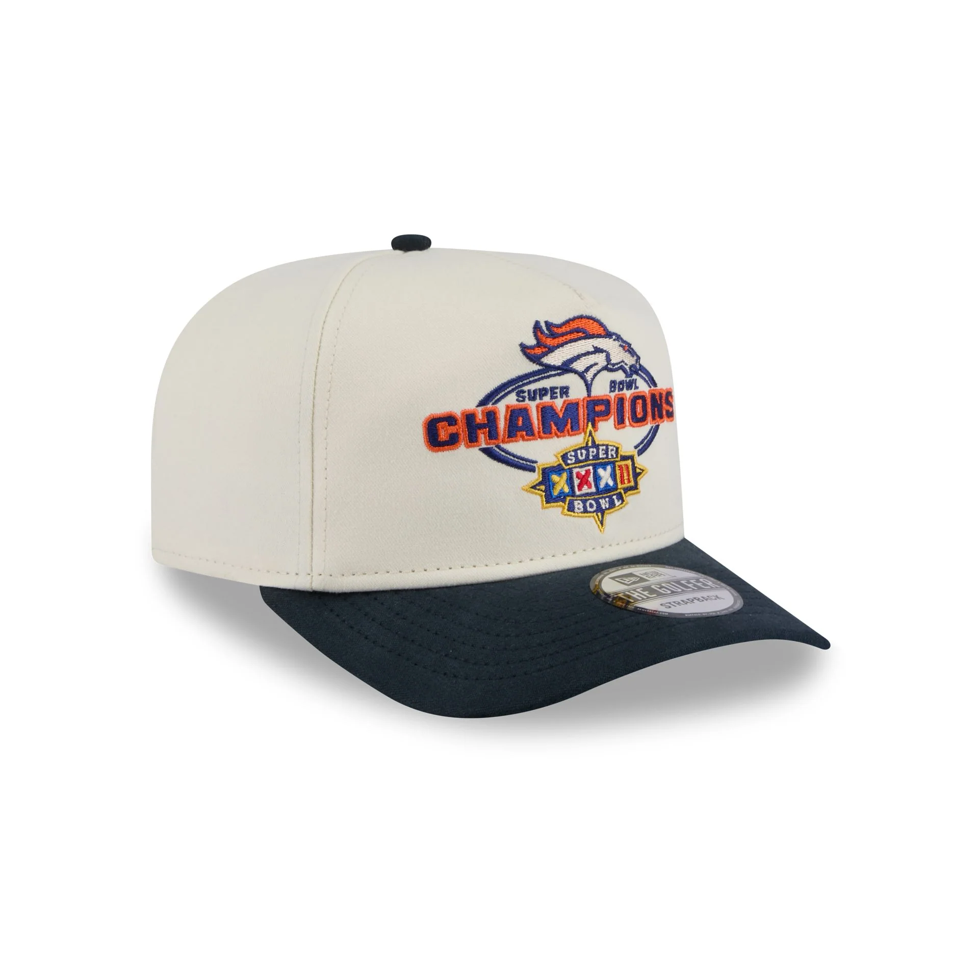 Denver Broncos Chrome White Champions Golfer Hat