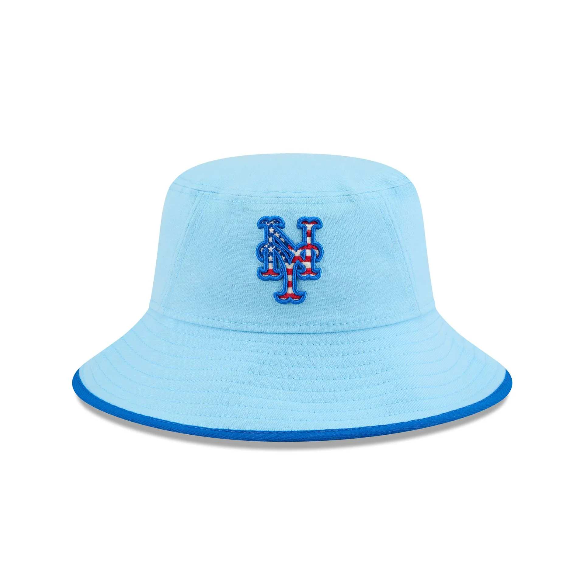 New York Mets Independence Day 2025 Stretch Bucket Hat