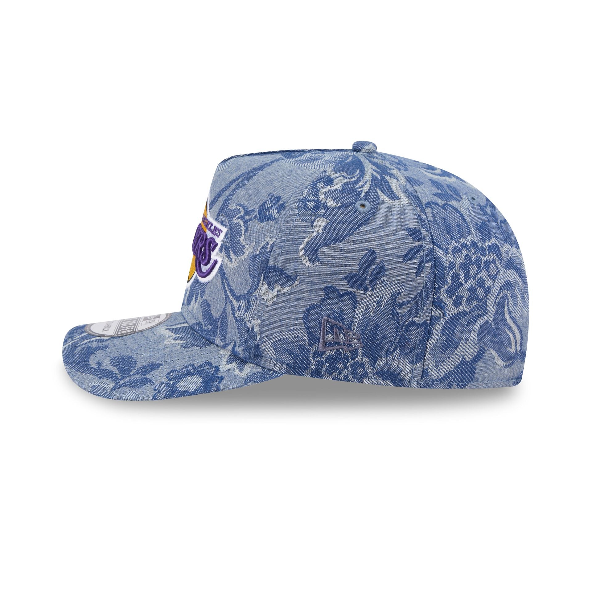 Los Angeles Lakers Denim Jacquard Golfer Hat