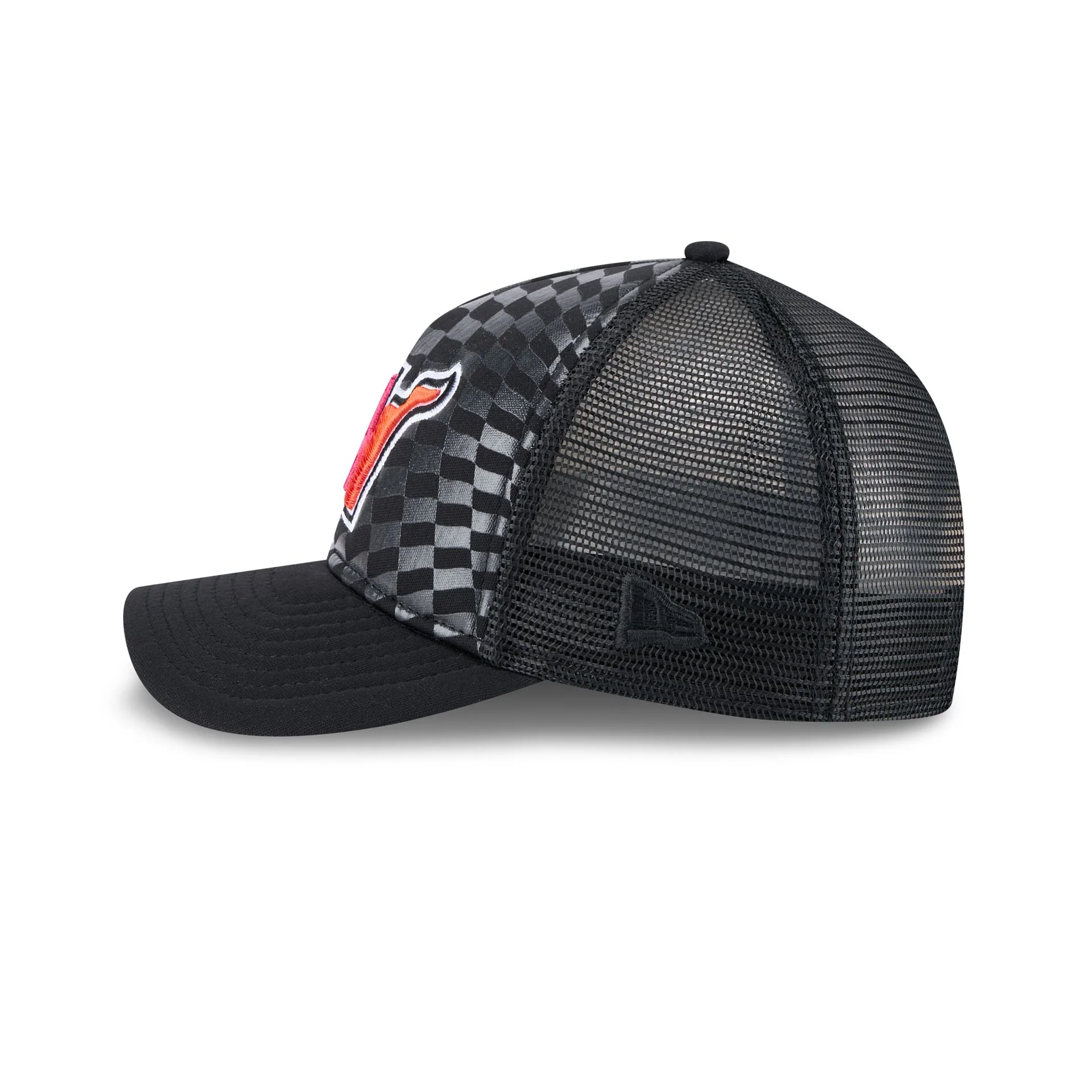 Miami Heat Gradient Raceway 9FORTY M-Crown A-Frame Trucker Hat