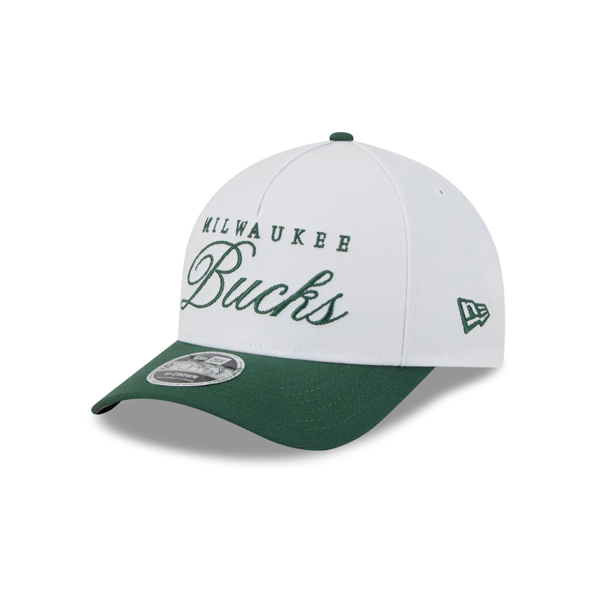 Milwaukee Bucks 2025 Draft 9FORTY M-Crown A-Frame Snapback Hat