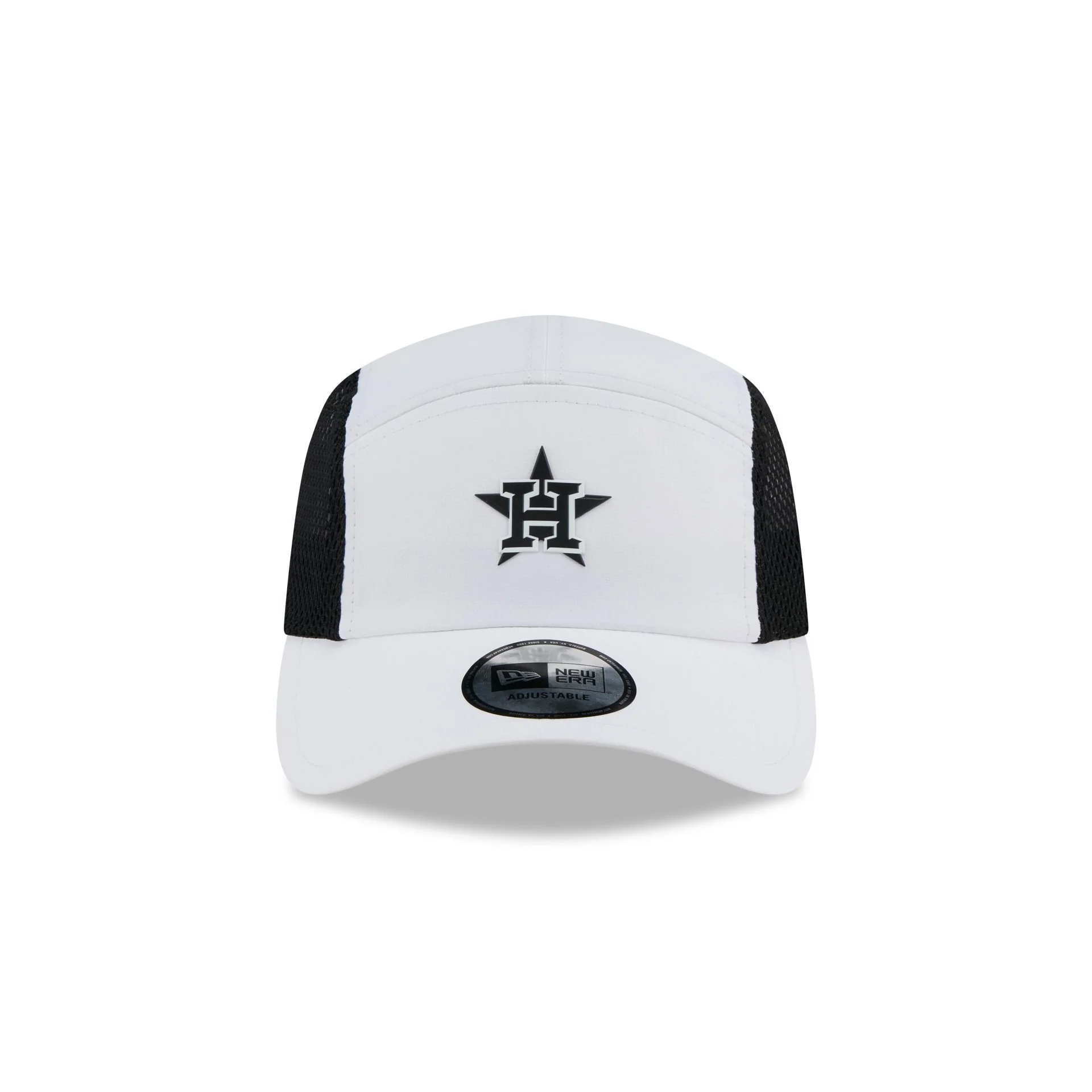 Houston Astros White Poly Runner Adjustable Hat