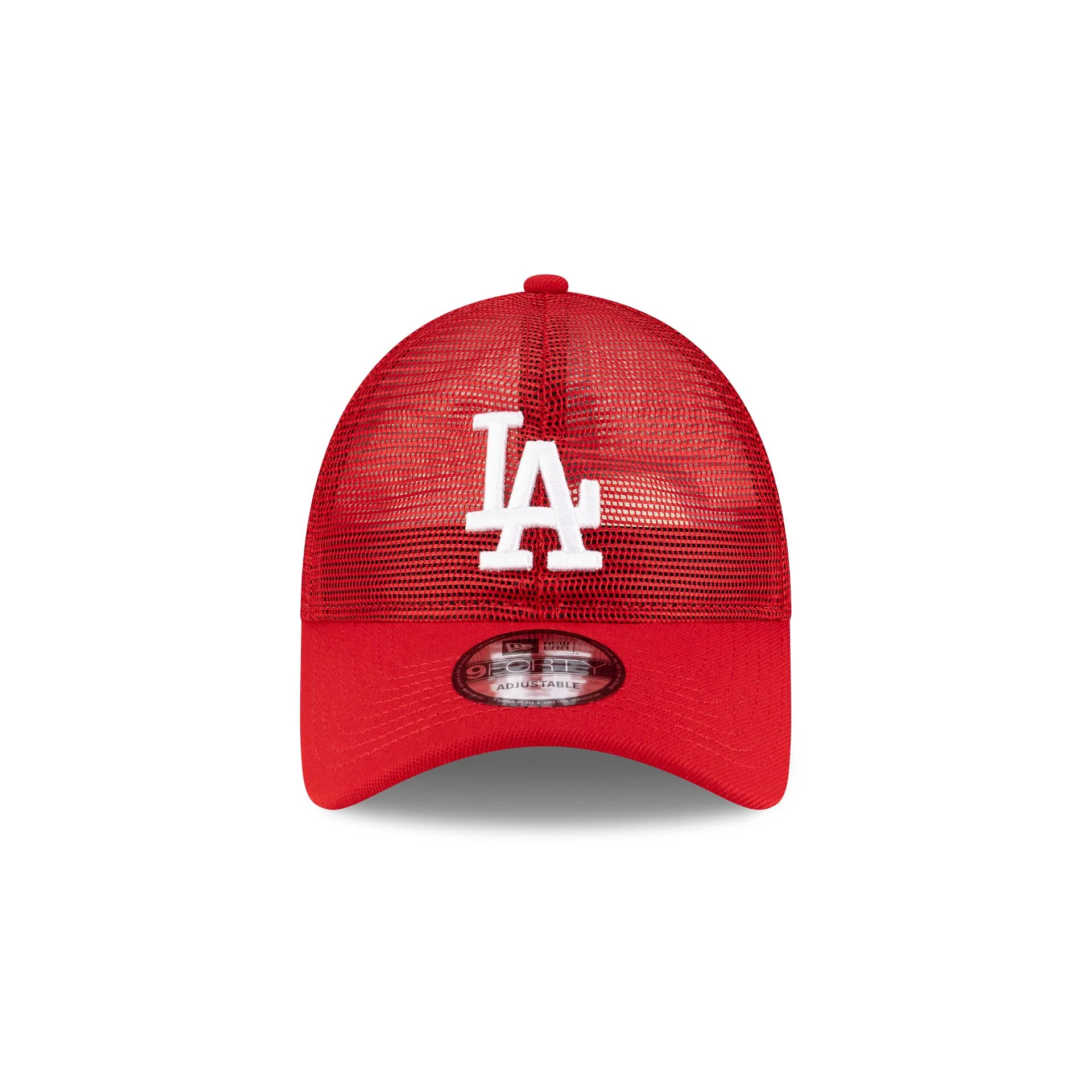 Los Angeles Dodgers Red Mesh 9FORTY Snapback Hat