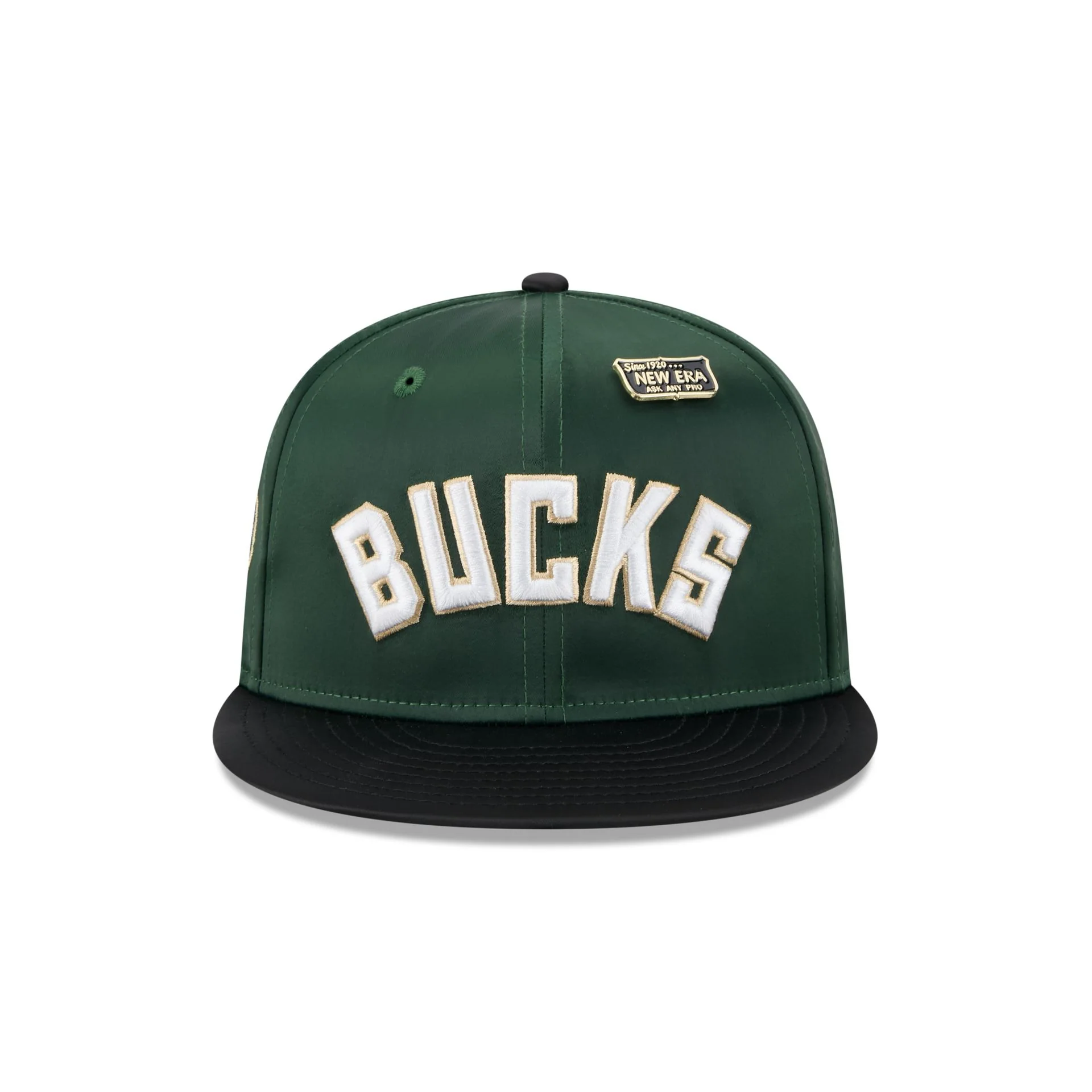 Milwaukee Bucks Satin Pin 9FIFTY Snapback Hat