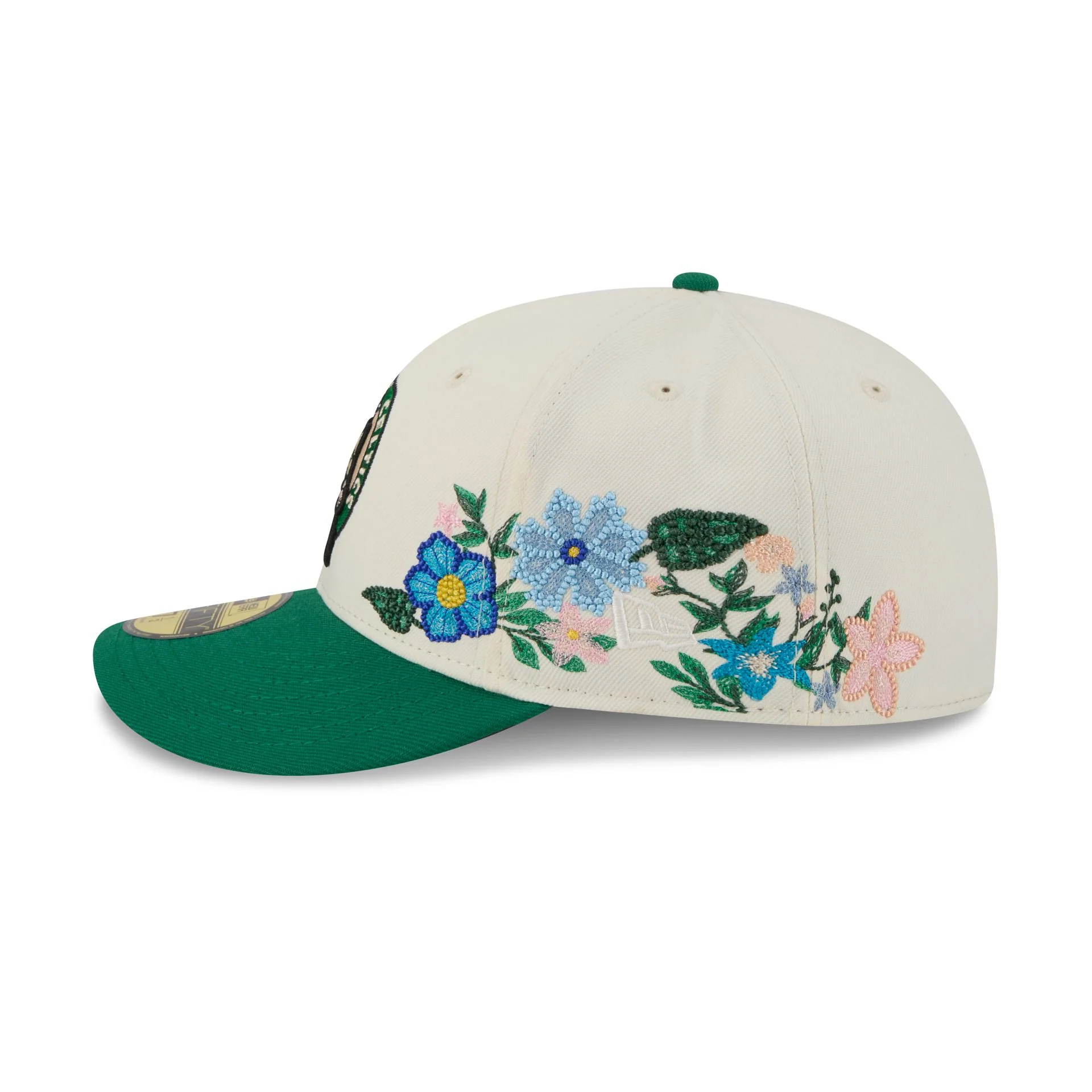 Boston Celtics Tonal Florals White 59FIFTY Fitted Hat