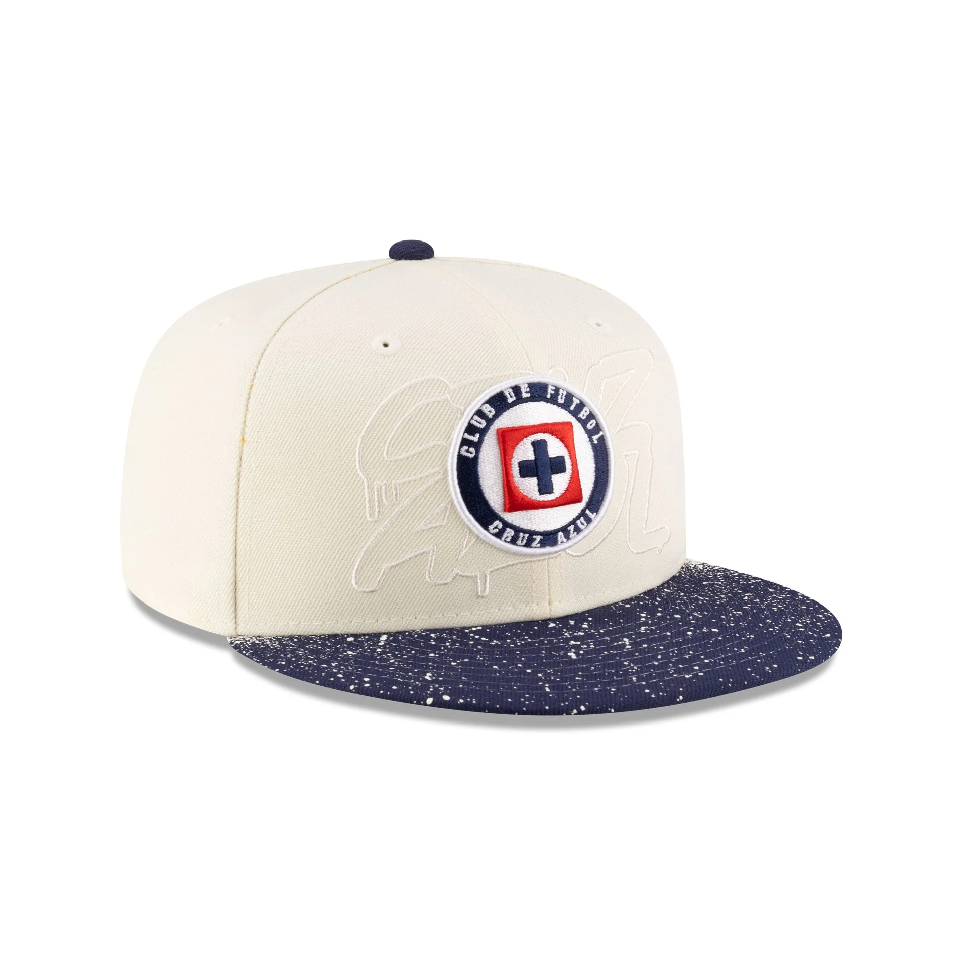 Cruz Azul Splattered Visor 59FIFTY Fitted Hat