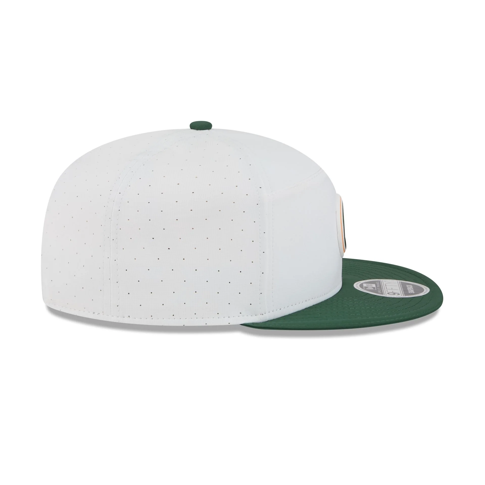 Green Bay Packers 2025 Training Split Panel 9FIFTY Snapback Hat