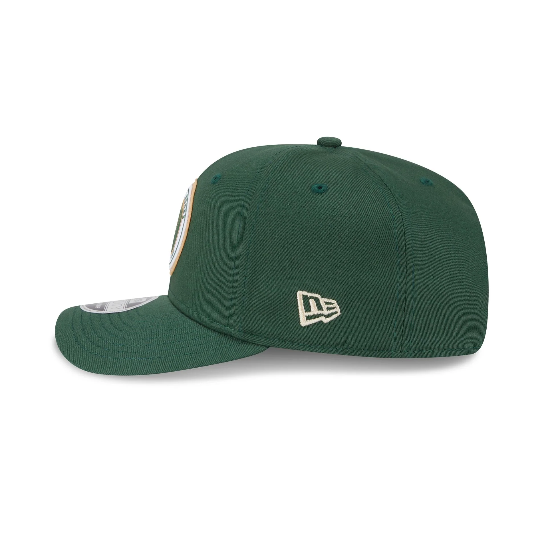 Milwaukee Bucks Circle Patch 9SEVENTY Stretch-Snap Hat