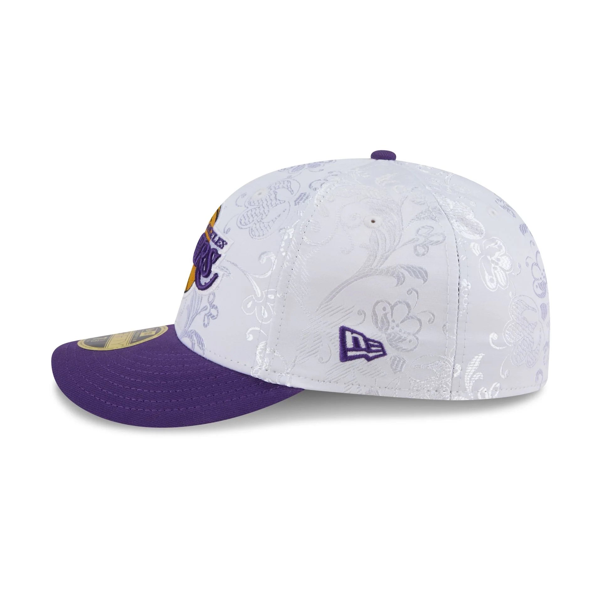 Los Angeles Lakers Floral Shine Low Profile 59FIFTY Fitted Hat