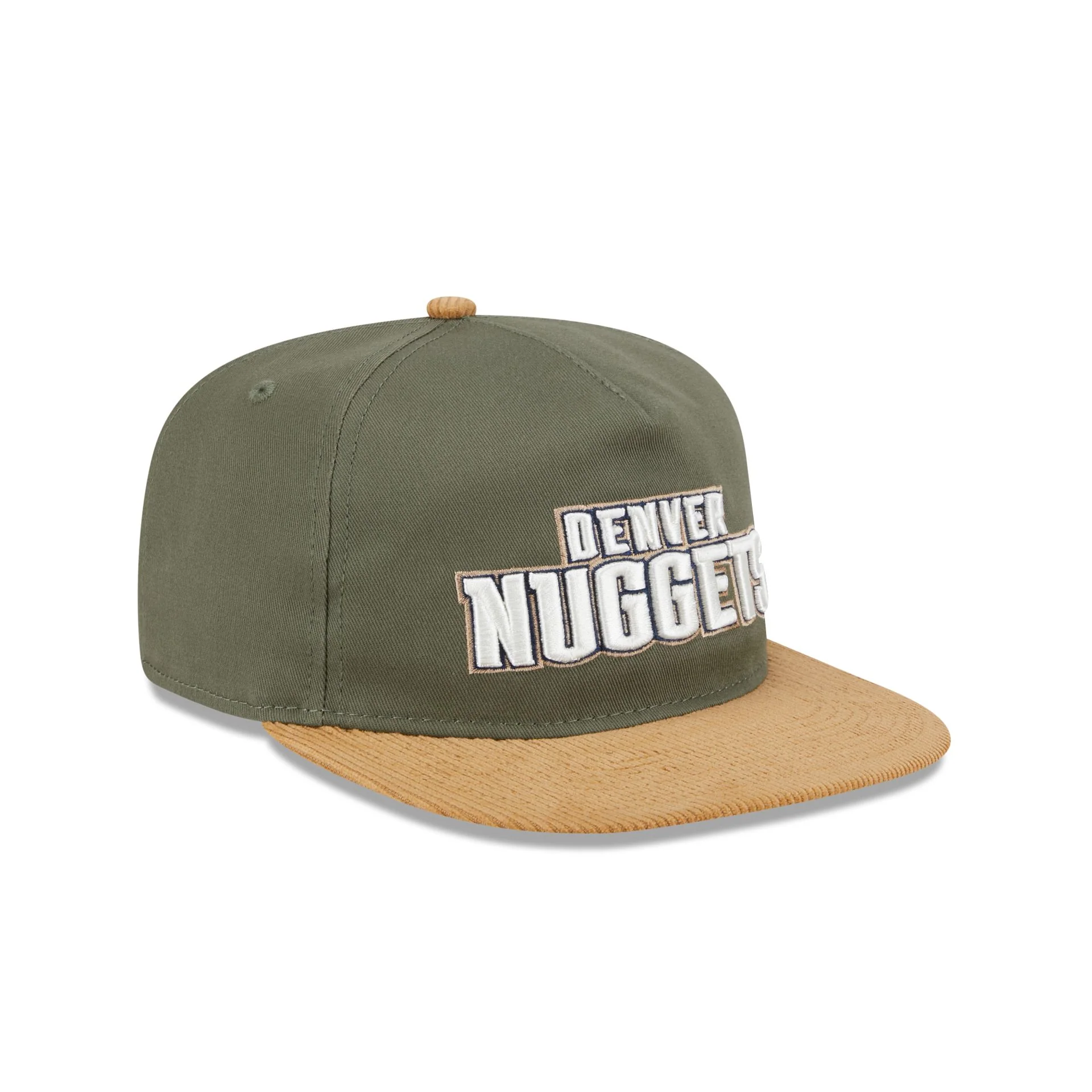 Denver Nuggets Olive Green Golfer Hat