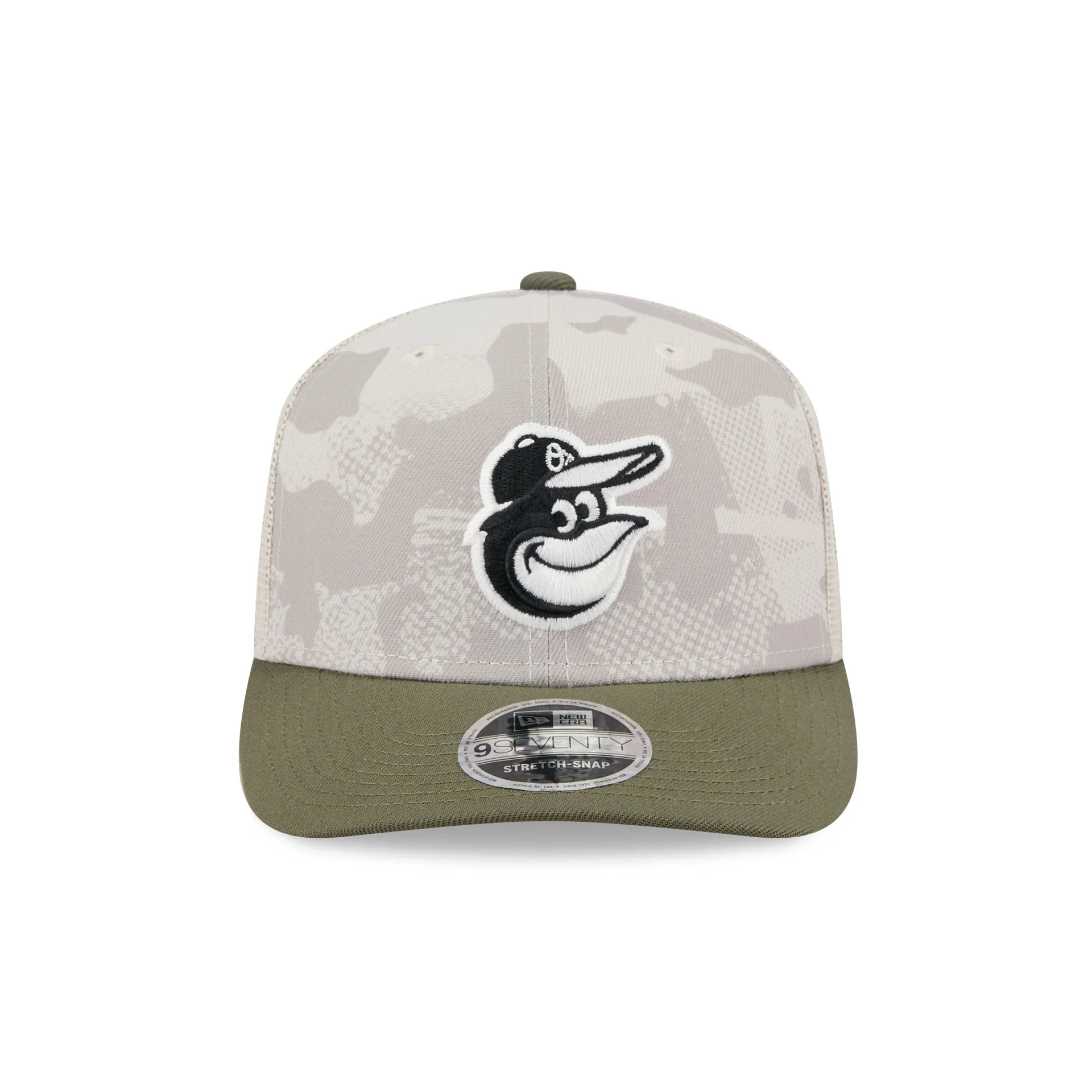 Baltimore Orioles Armed Forces Day 2025 9SEVENTY Trucker Hat