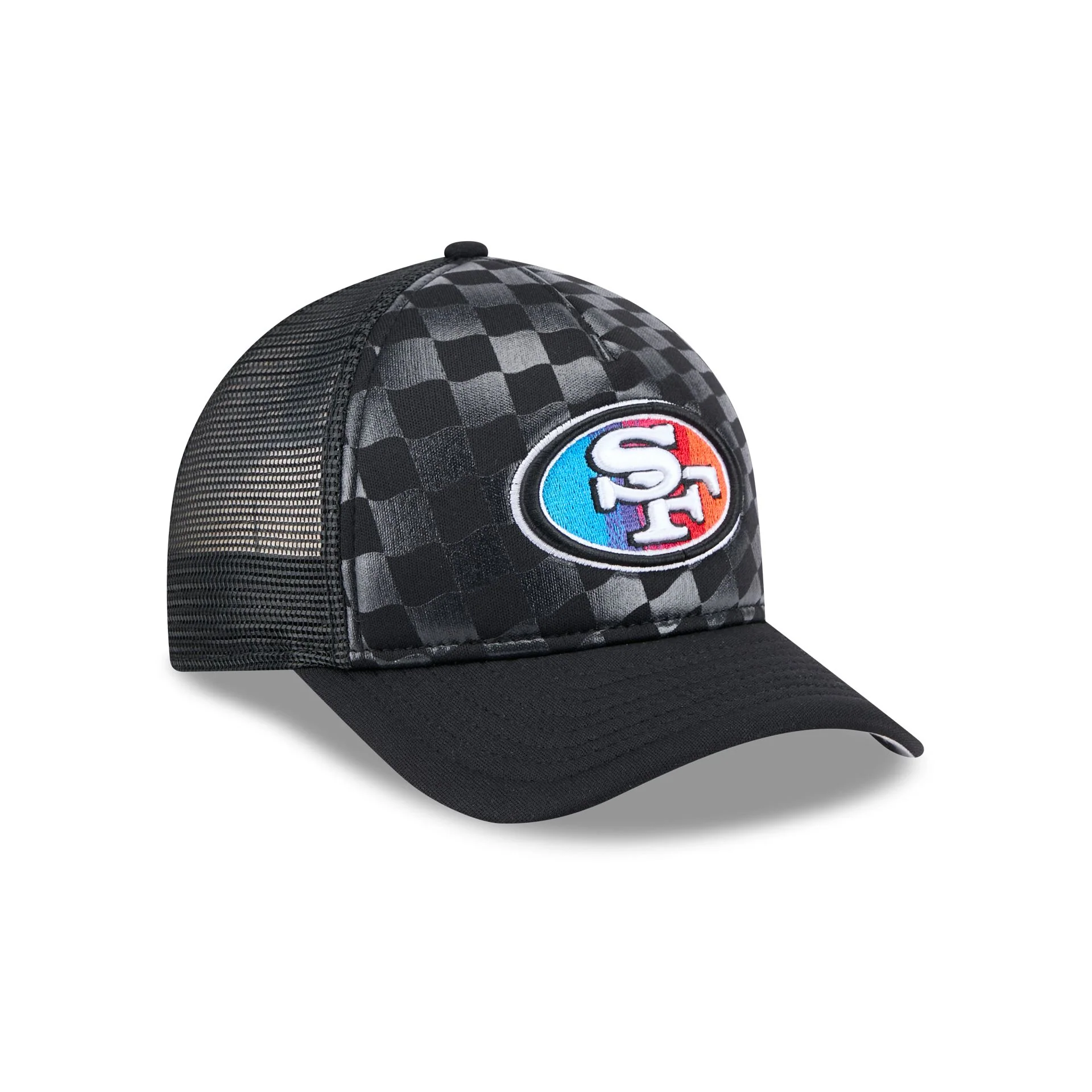 San Francisco 49ers Gradient Raceway 9FORTY M-Crown A-Frame Trucker Hat