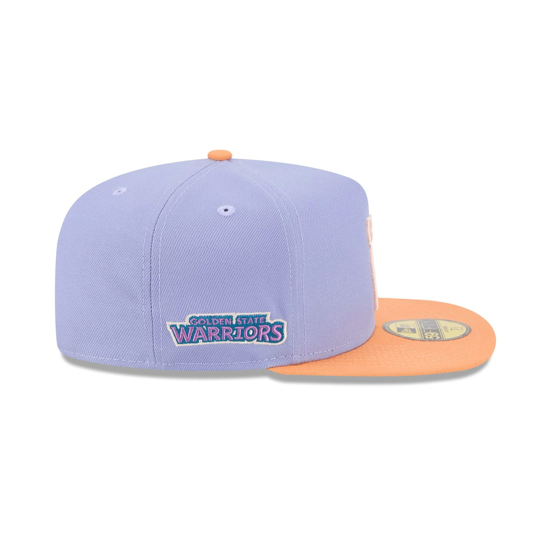 Golden State Warriors Lavender 59FIFTY A-Frame Fitted Hat