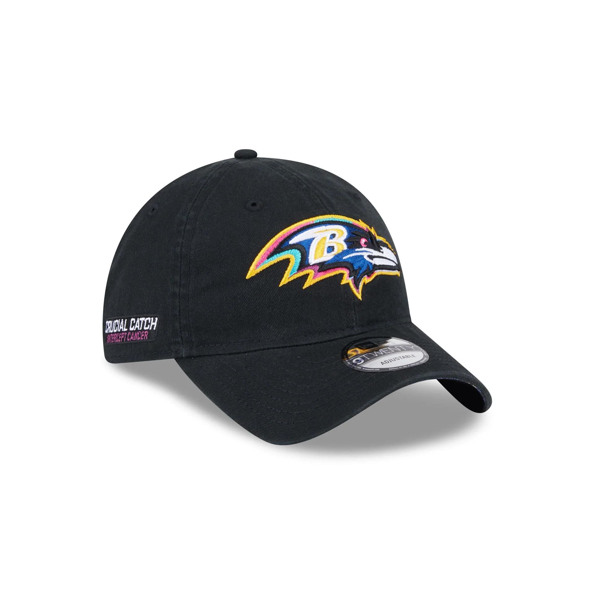 Baltimore Ravens 2024 Crucial Catch 9TWENTY Adjustable Hat