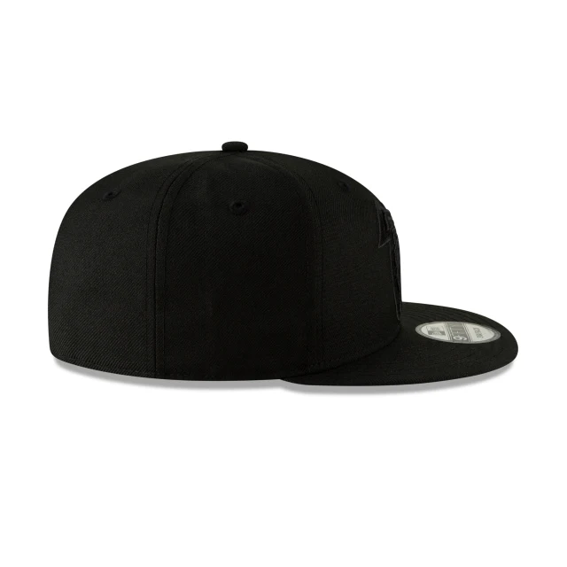 Atlanta Falcons Black On Black 9FIFTY Snapback Hat