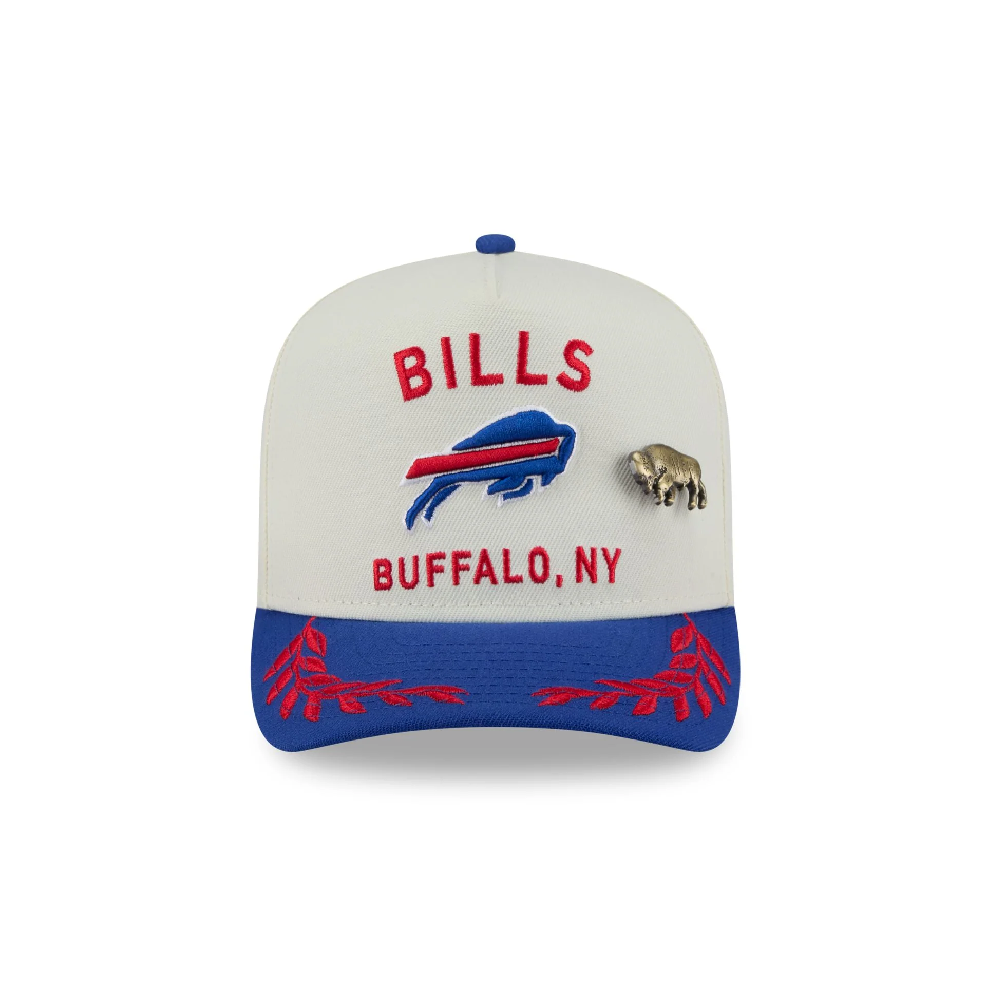 Buffalo Bills 2025 Draft Chrome White 59FIFTY A-Frame Fitted Hat