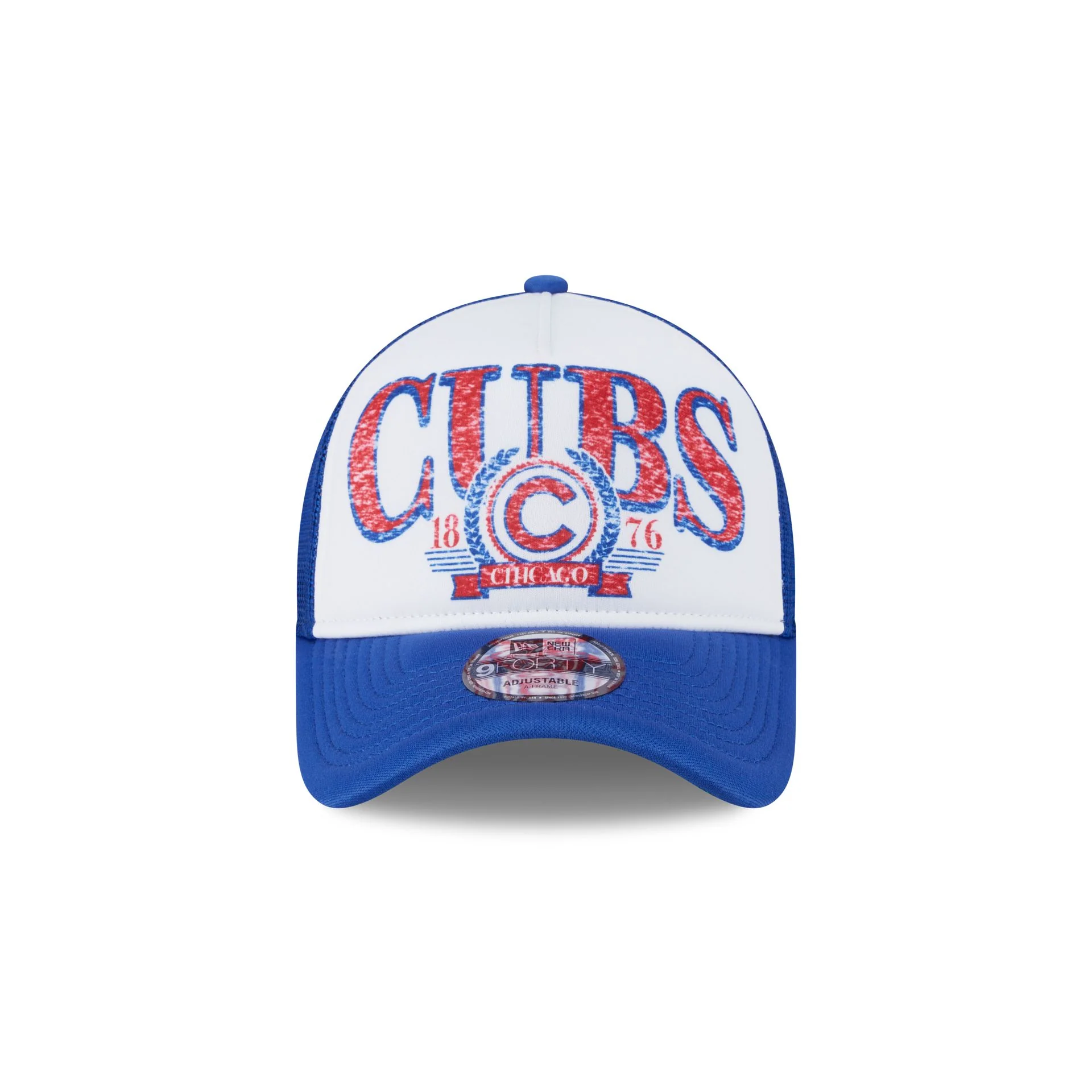 Chicago Cubs Distressed 9FORTY A-Frame Trucker Hat
